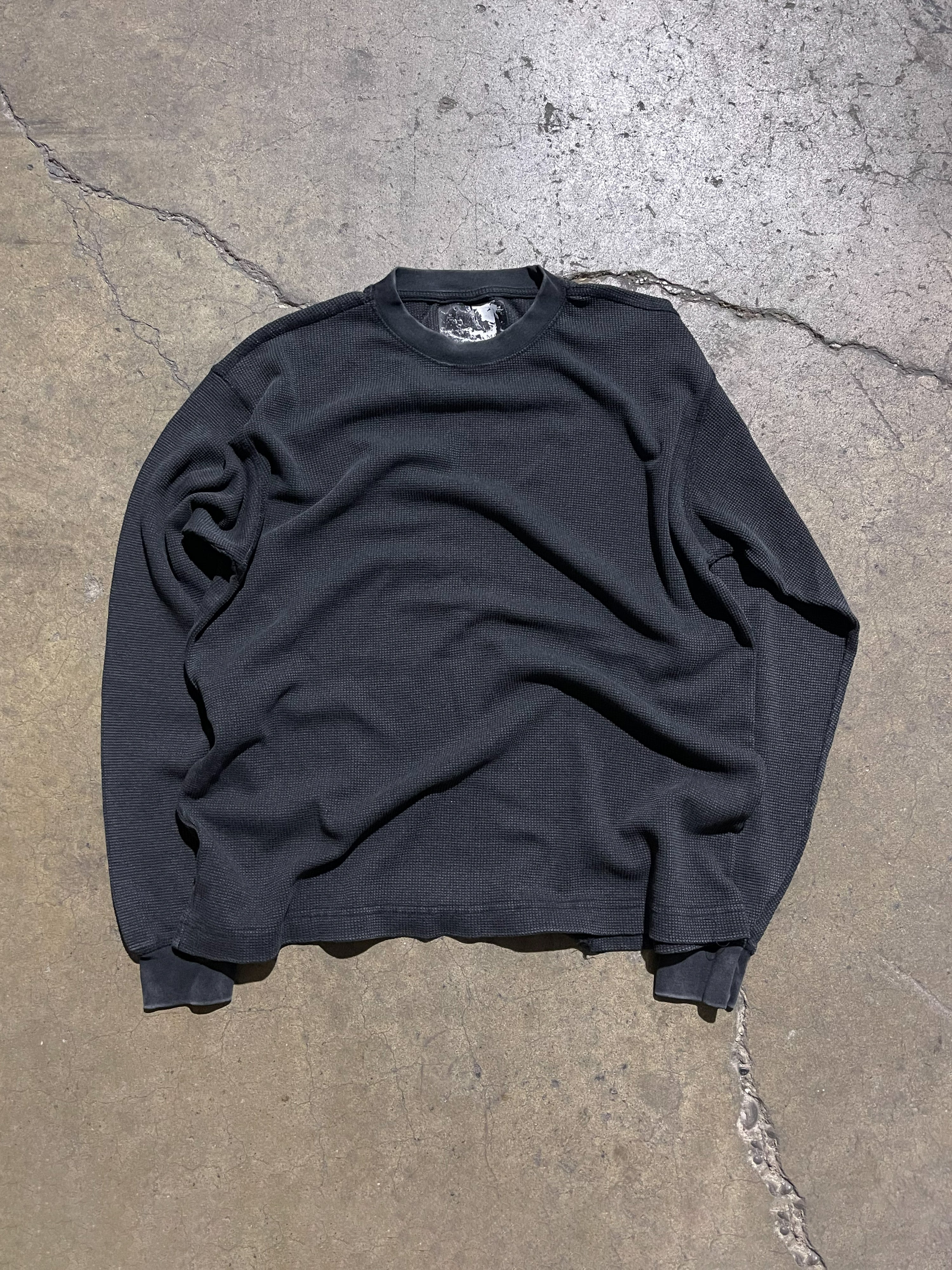 HEAVY THERMAL LONGSLEEVE - OFF BLACK