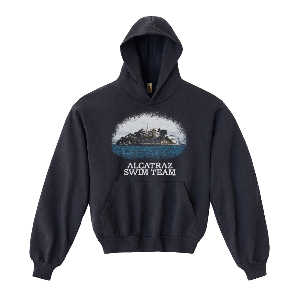 ALCATRAZ SWIM TEAM GARMENT-DYED HOODIE