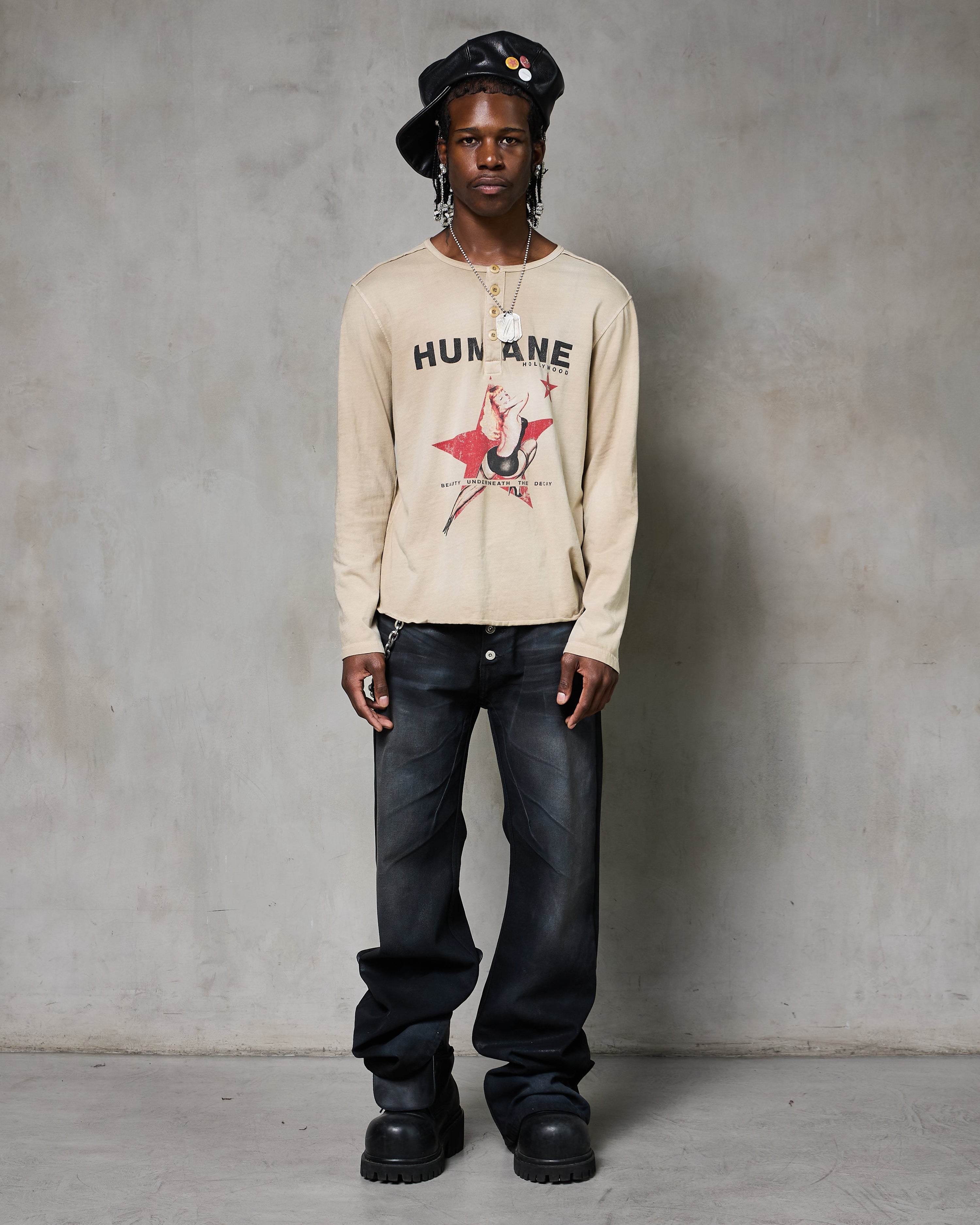 Pin Up Girl Henley Tee