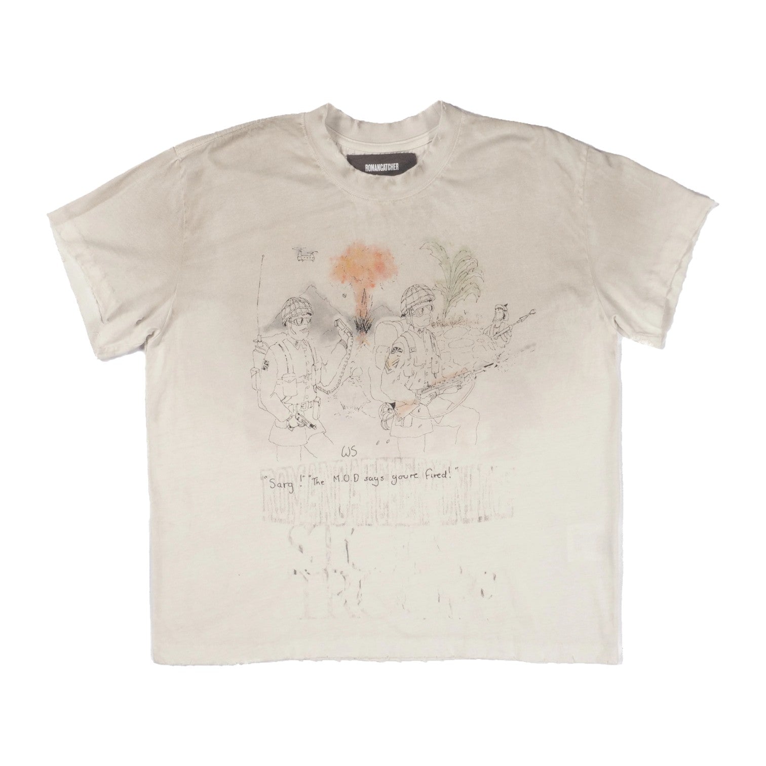 Hand drawn soldiers T shirt