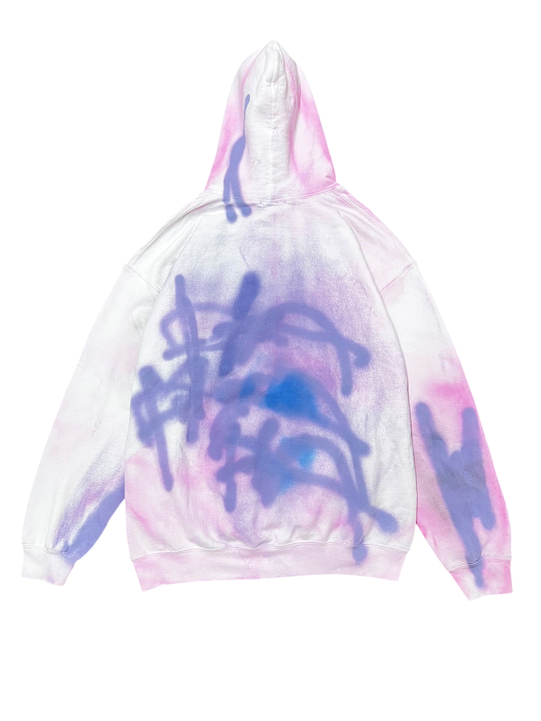 1/1 Pink Dyed Hoodie (L)
