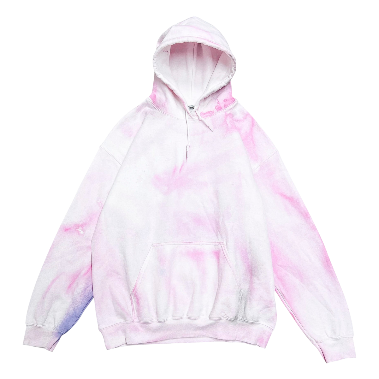 1/1 Pink Dyed Hoodie (L)