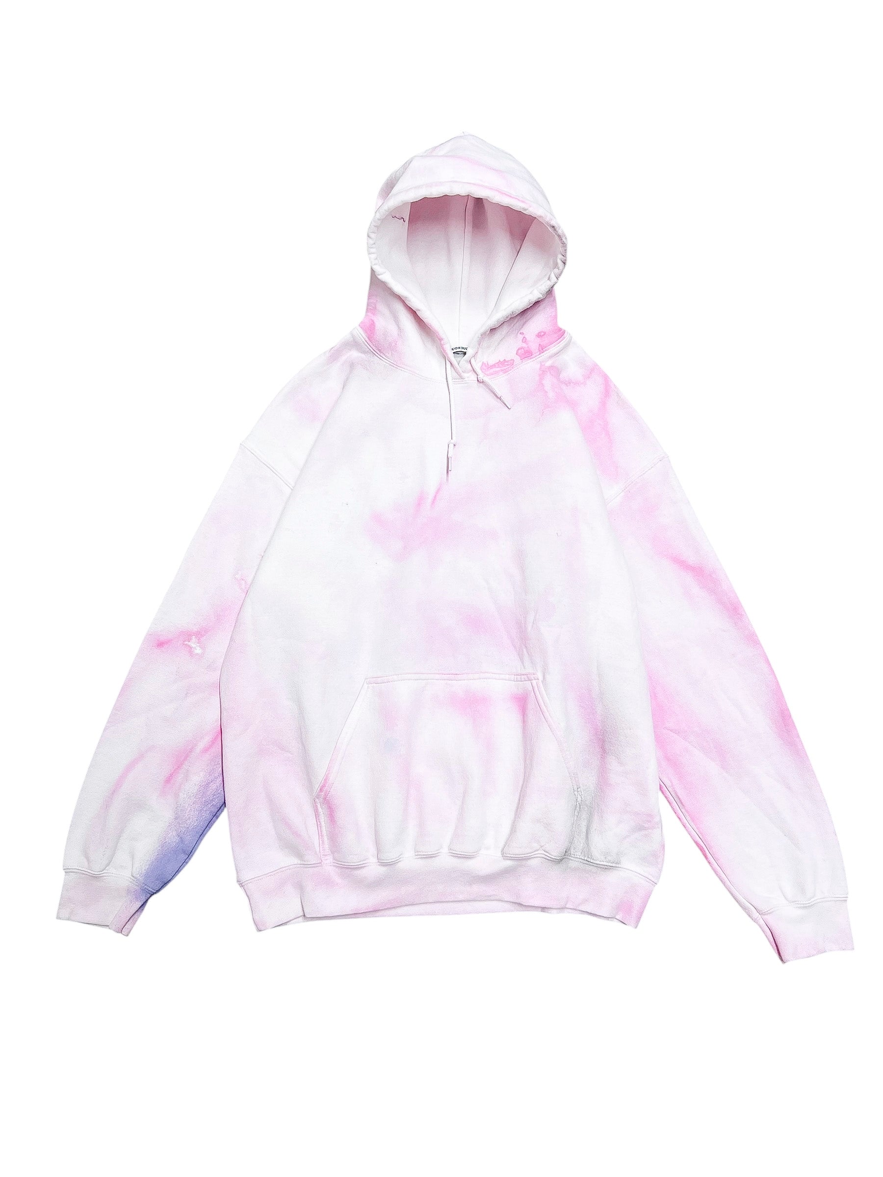 1/1 Pink Dyed Hoodie (L)