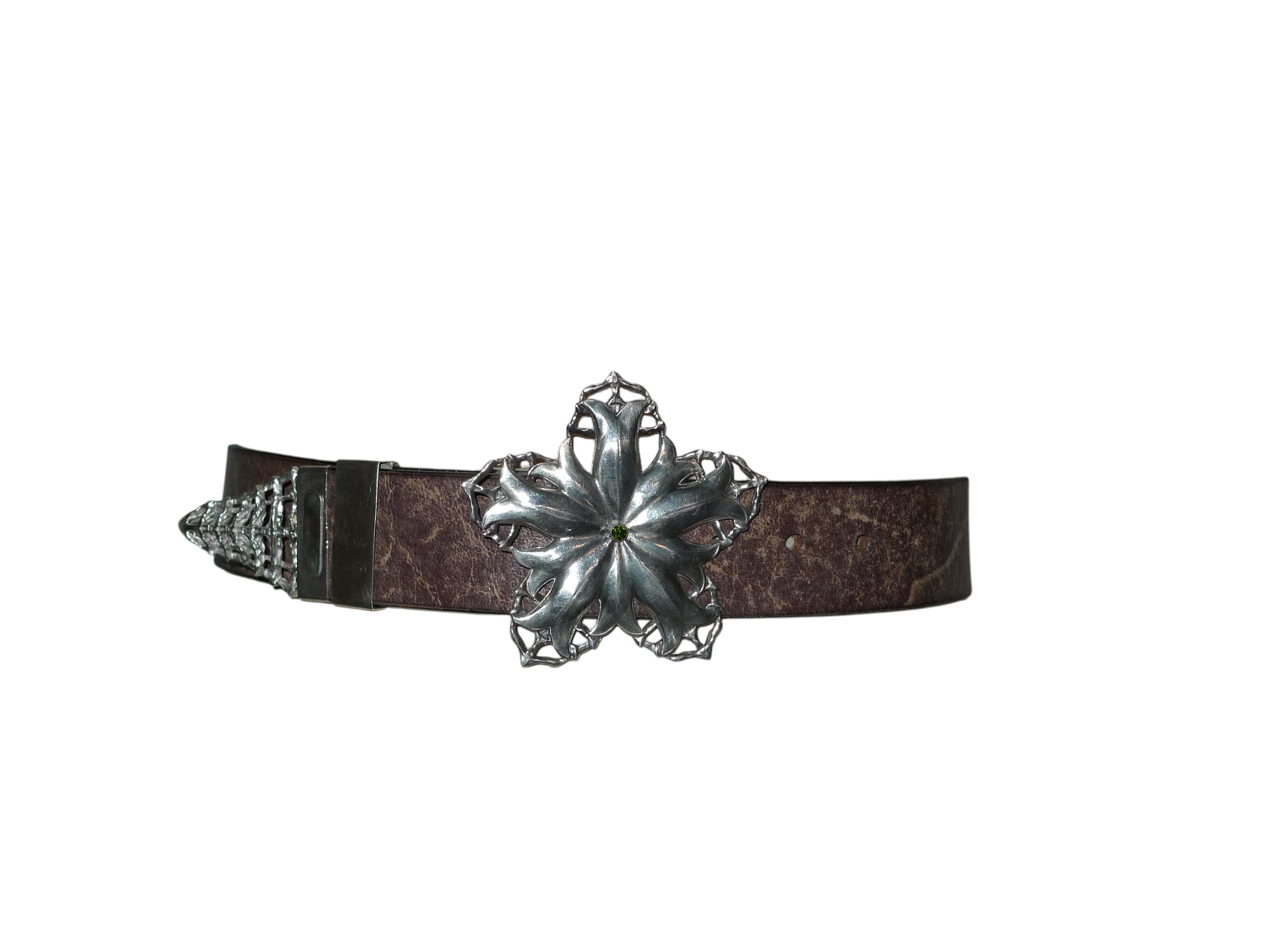 bone flower belt