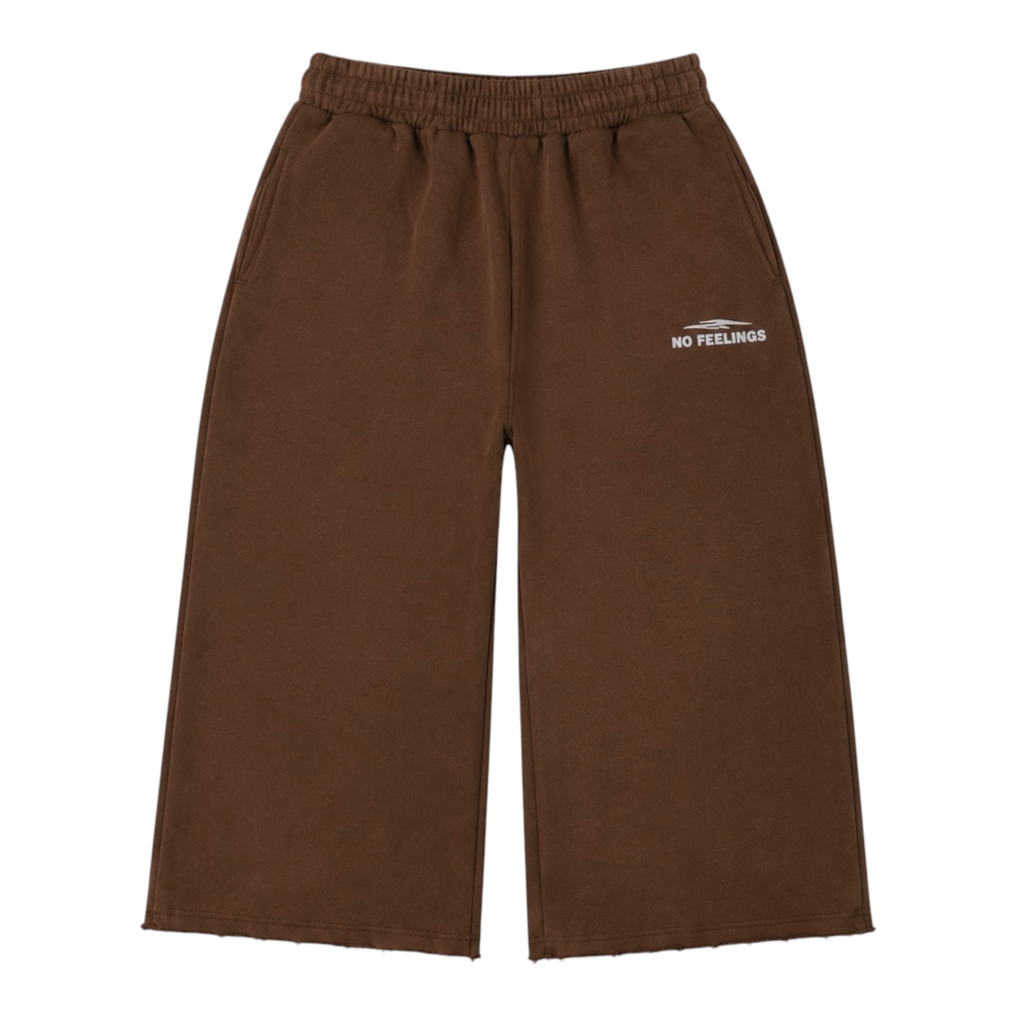 BROWN 3/4 SHORTS