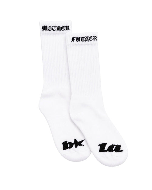 Mother F*cker Sock White