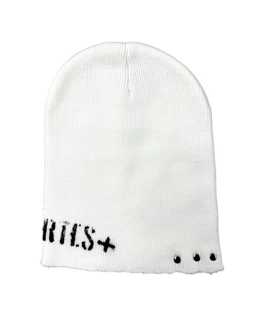Eyelet Beanie white
