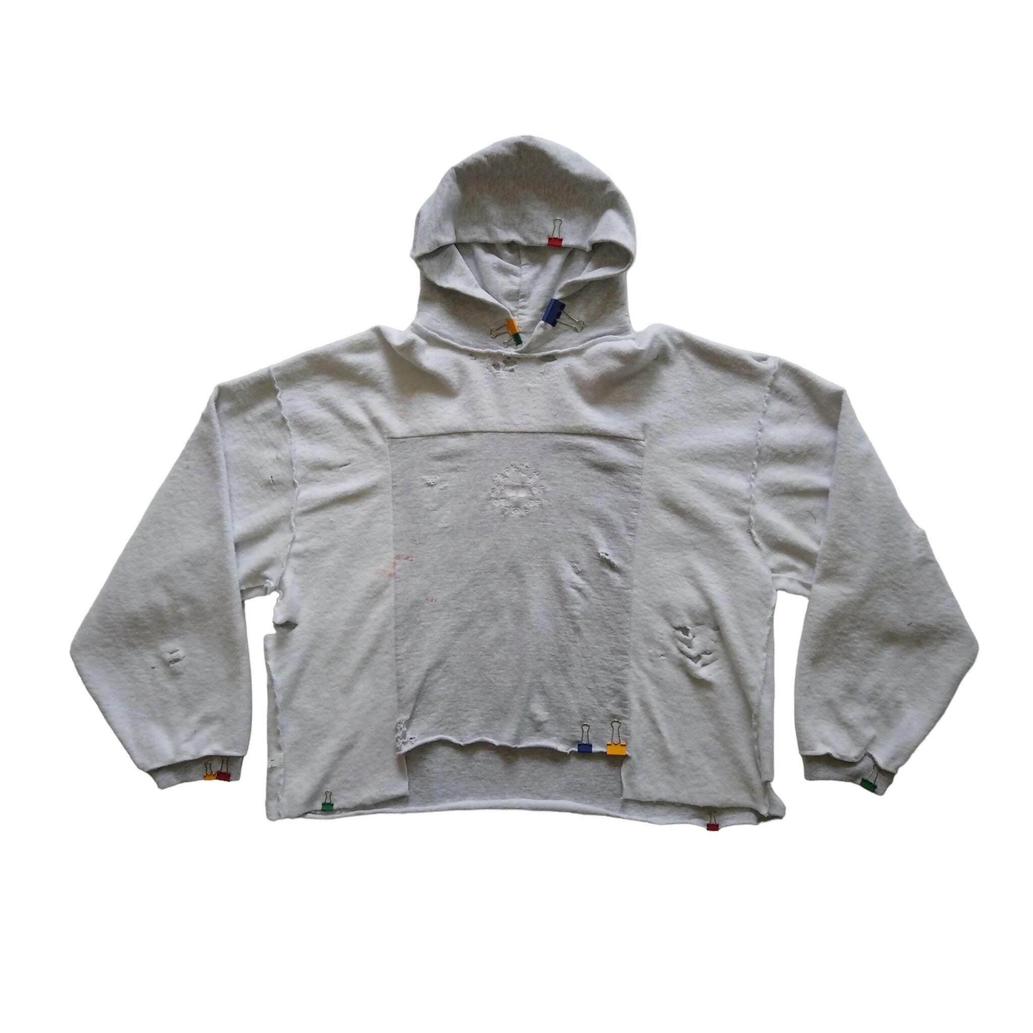 Paperclip Hoodie “Reversed” White Logo