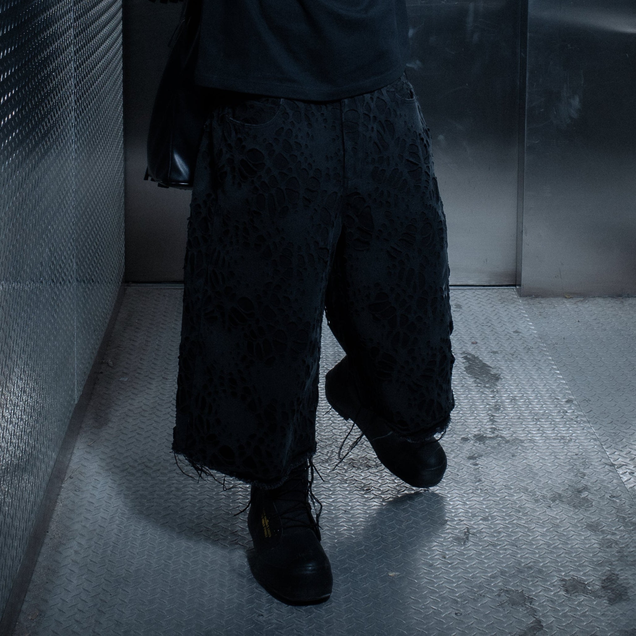 BL BURNEDWEB 3/4TH CAPRI DENIM