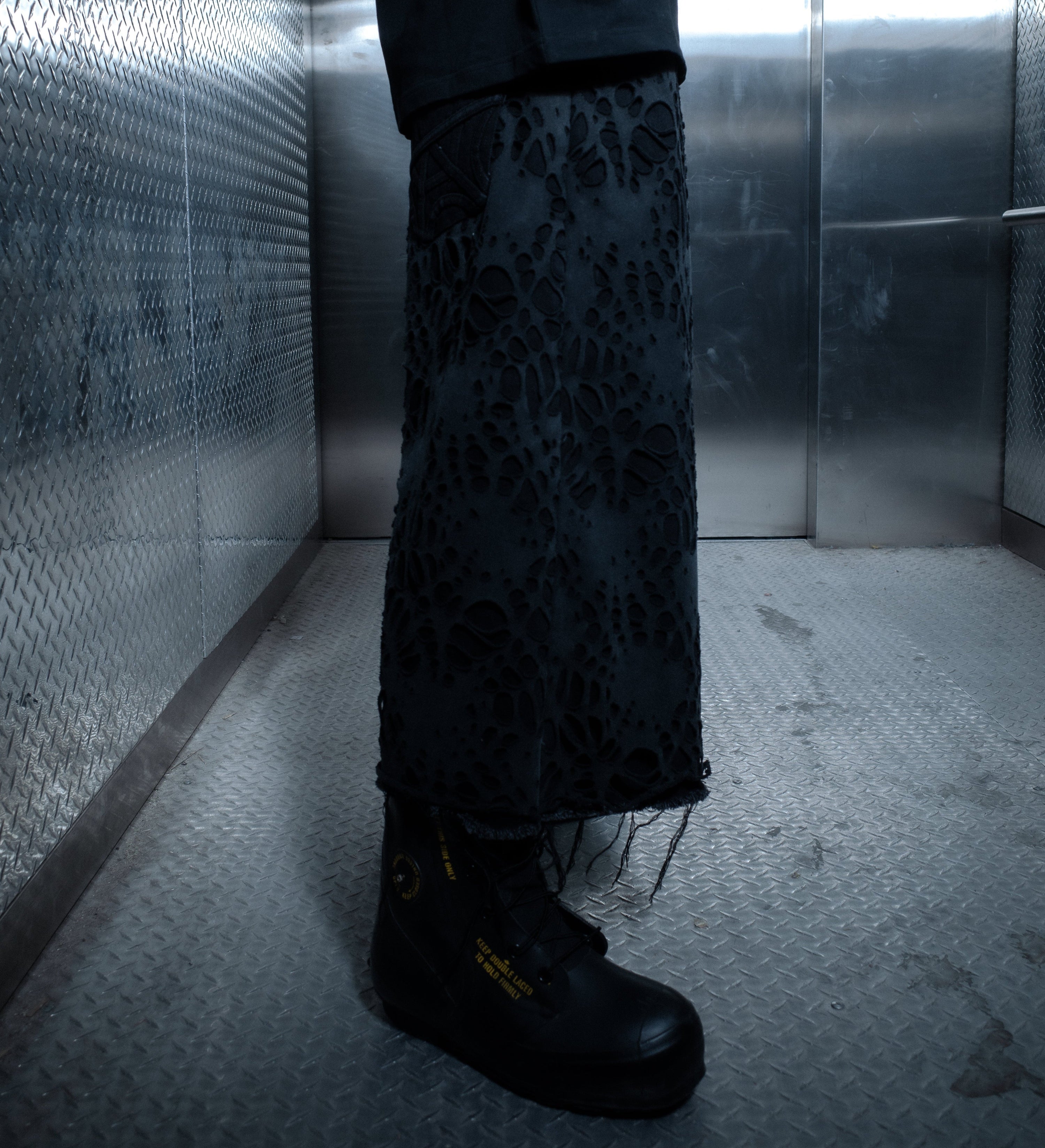 BL BURNEDWEB 3/4TH CAPRI DENIM