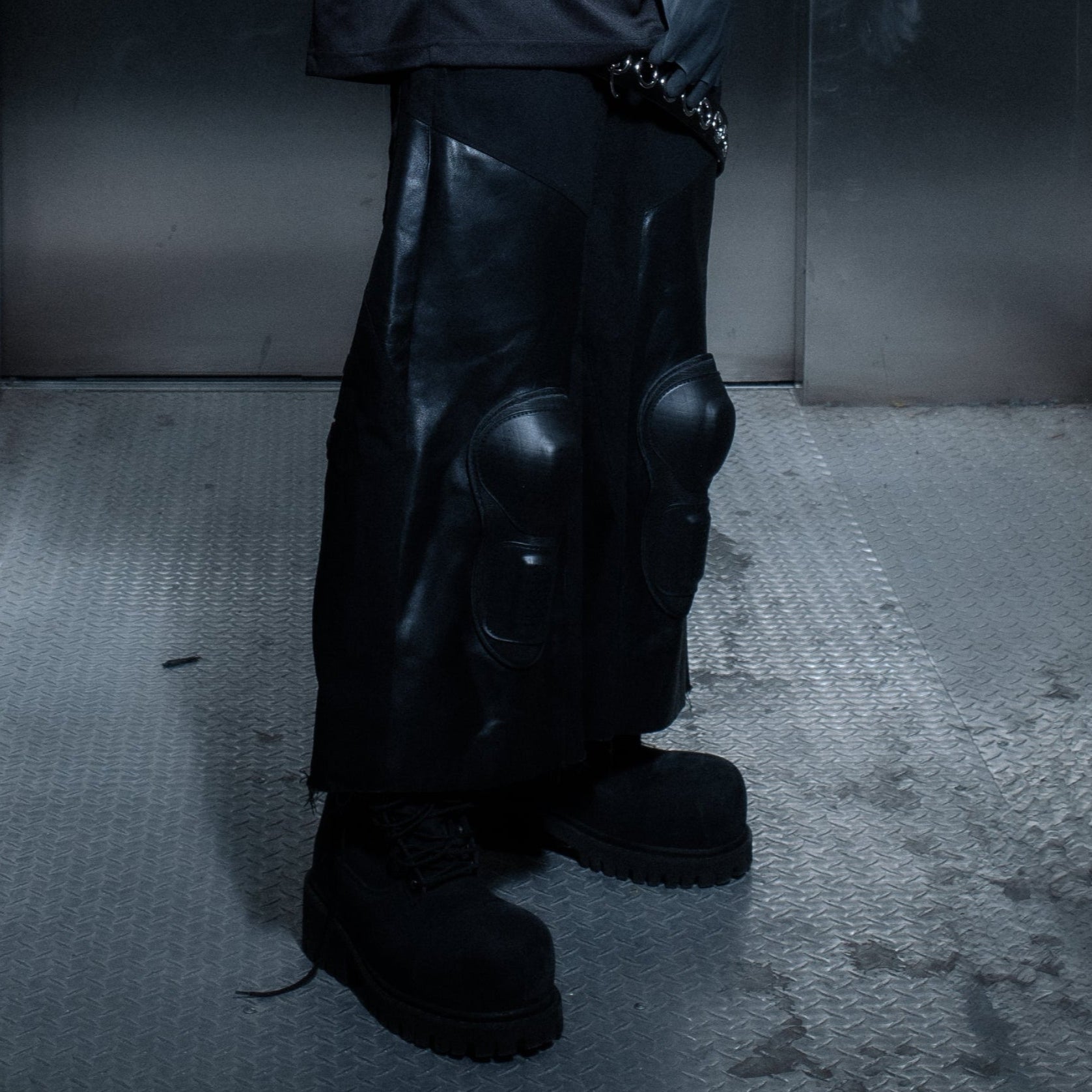 BL NOCTURNE LEATHER 3/4TH CAPRI PADDED DENIM