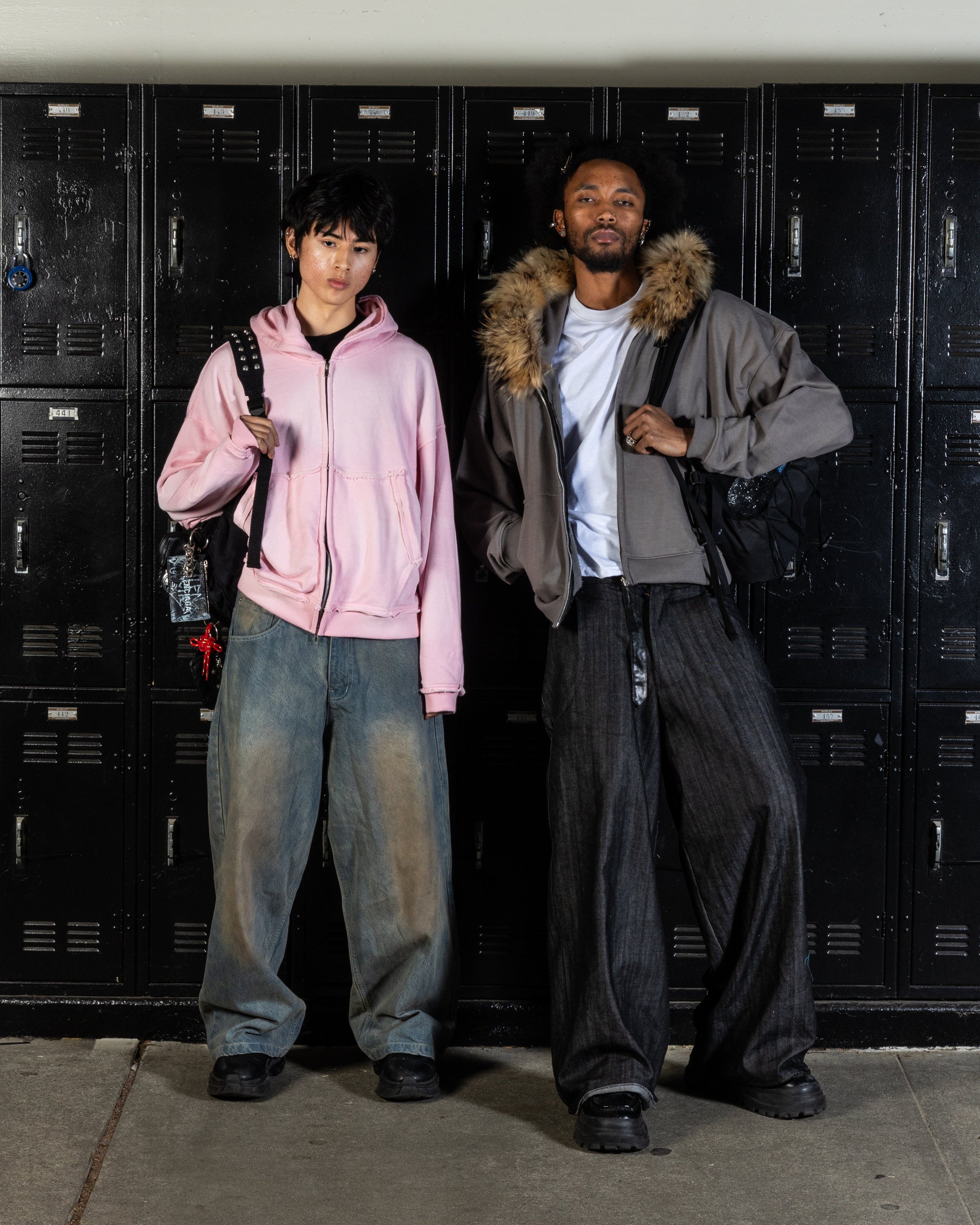 BAGGY DENIM, MUD WASH