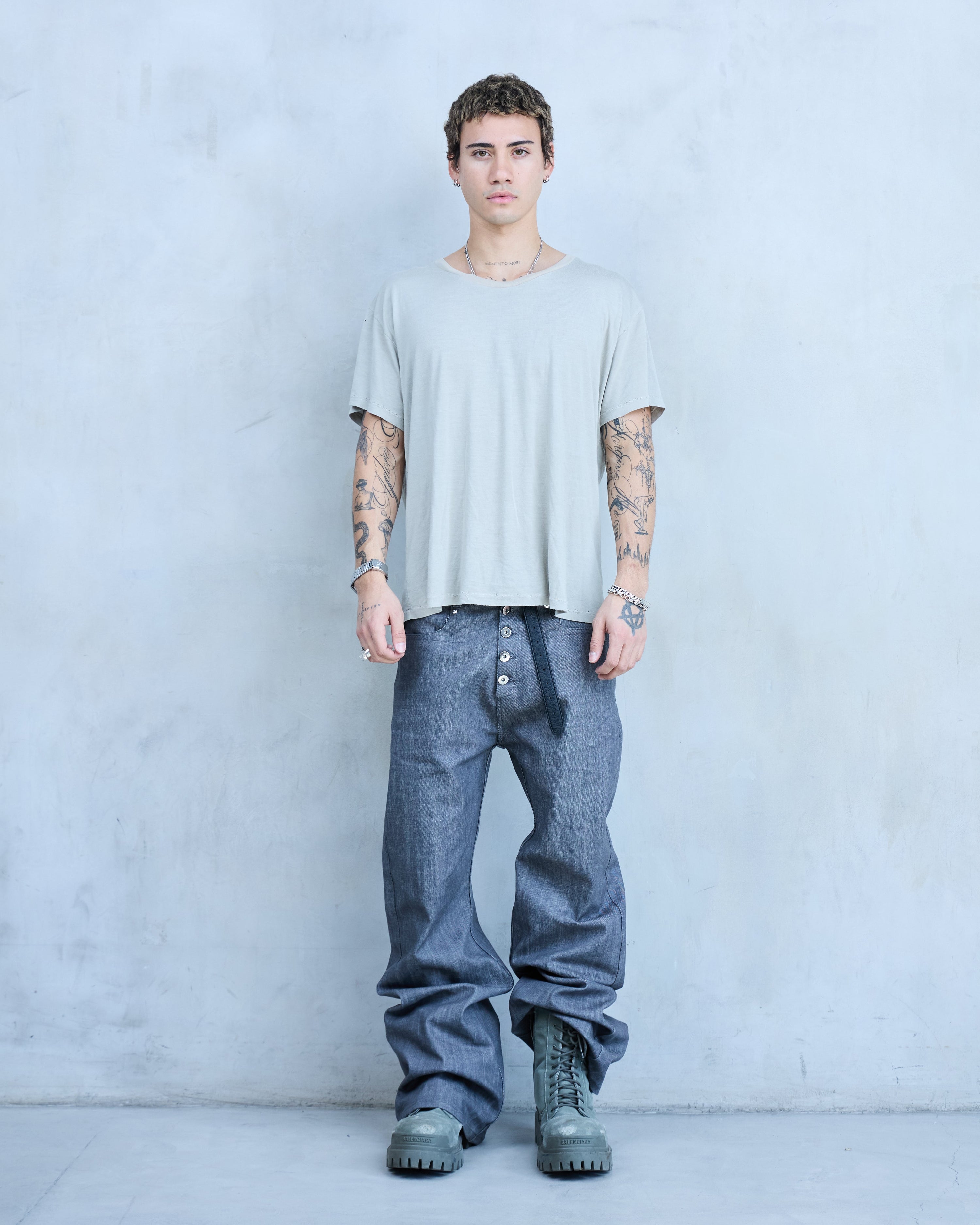 BASE 0.2 'GREY' BOOTCUT JAPANESE DENIM