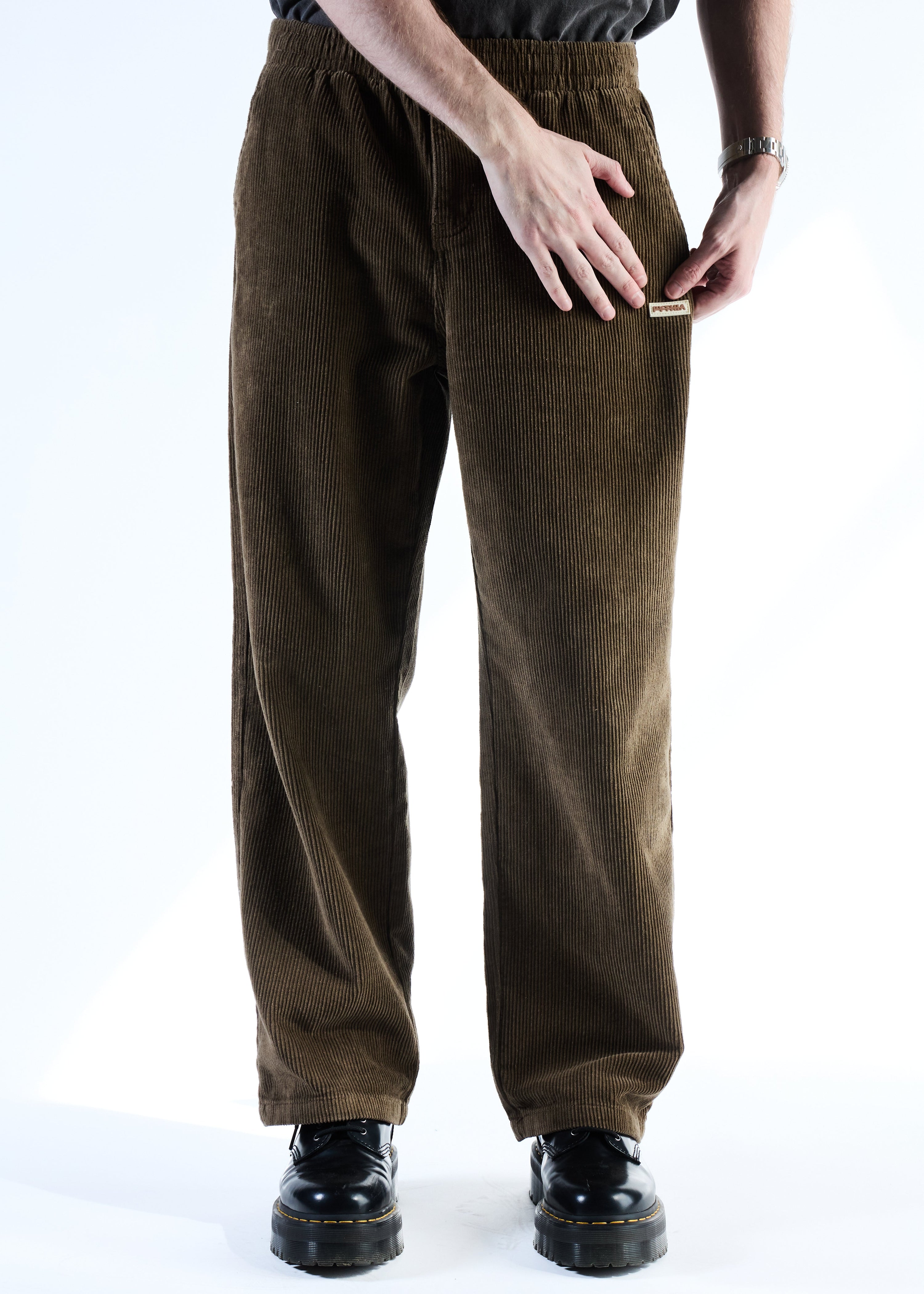 CORDUROY LOUNGE PANTS - BROWN