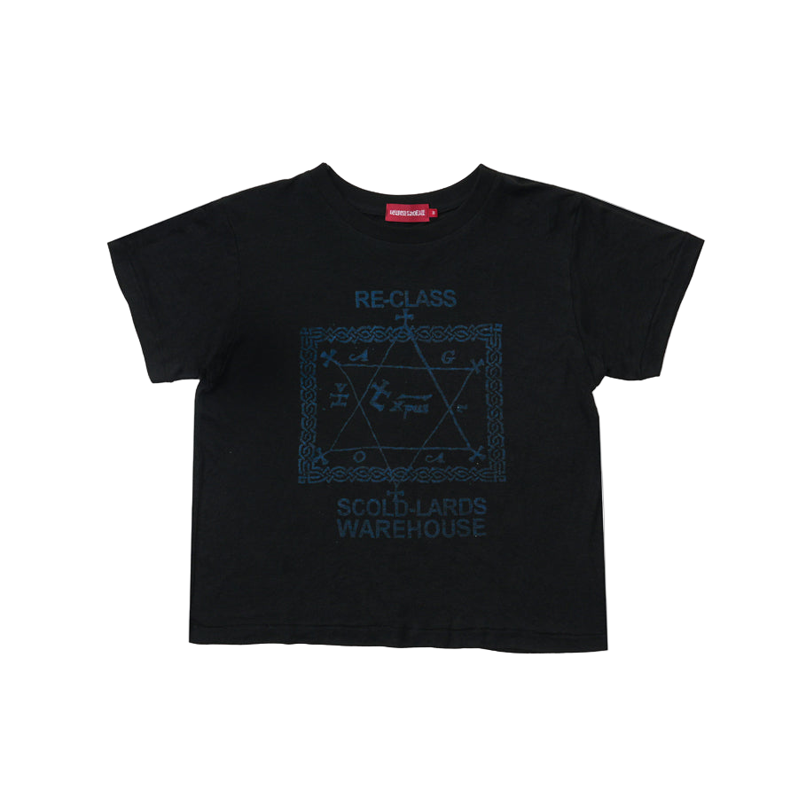 RE-CLASS REVERSE PRINT TEE BLACK