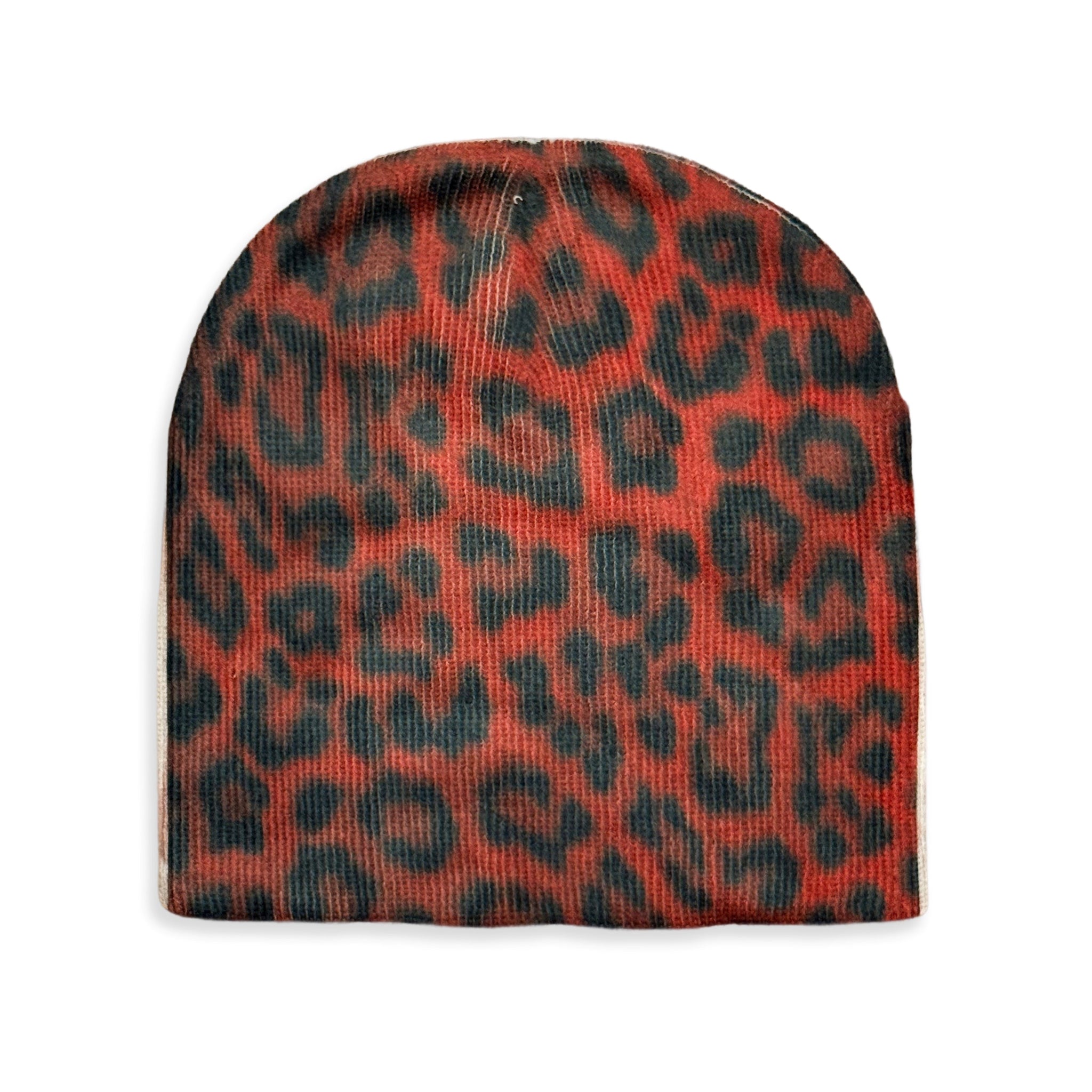 "RED CHEETAH" BEANIE
