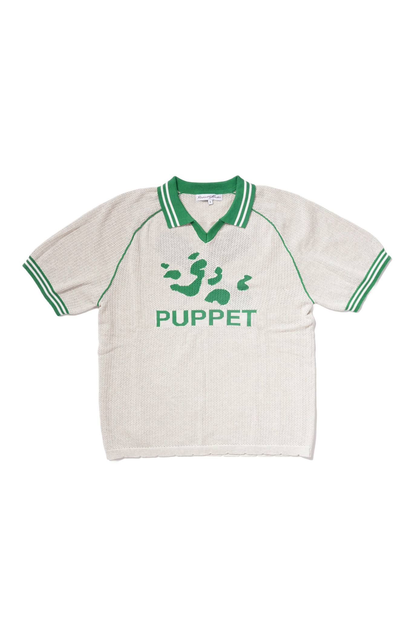 Puppet Knit Jersey in flax/alfalfa