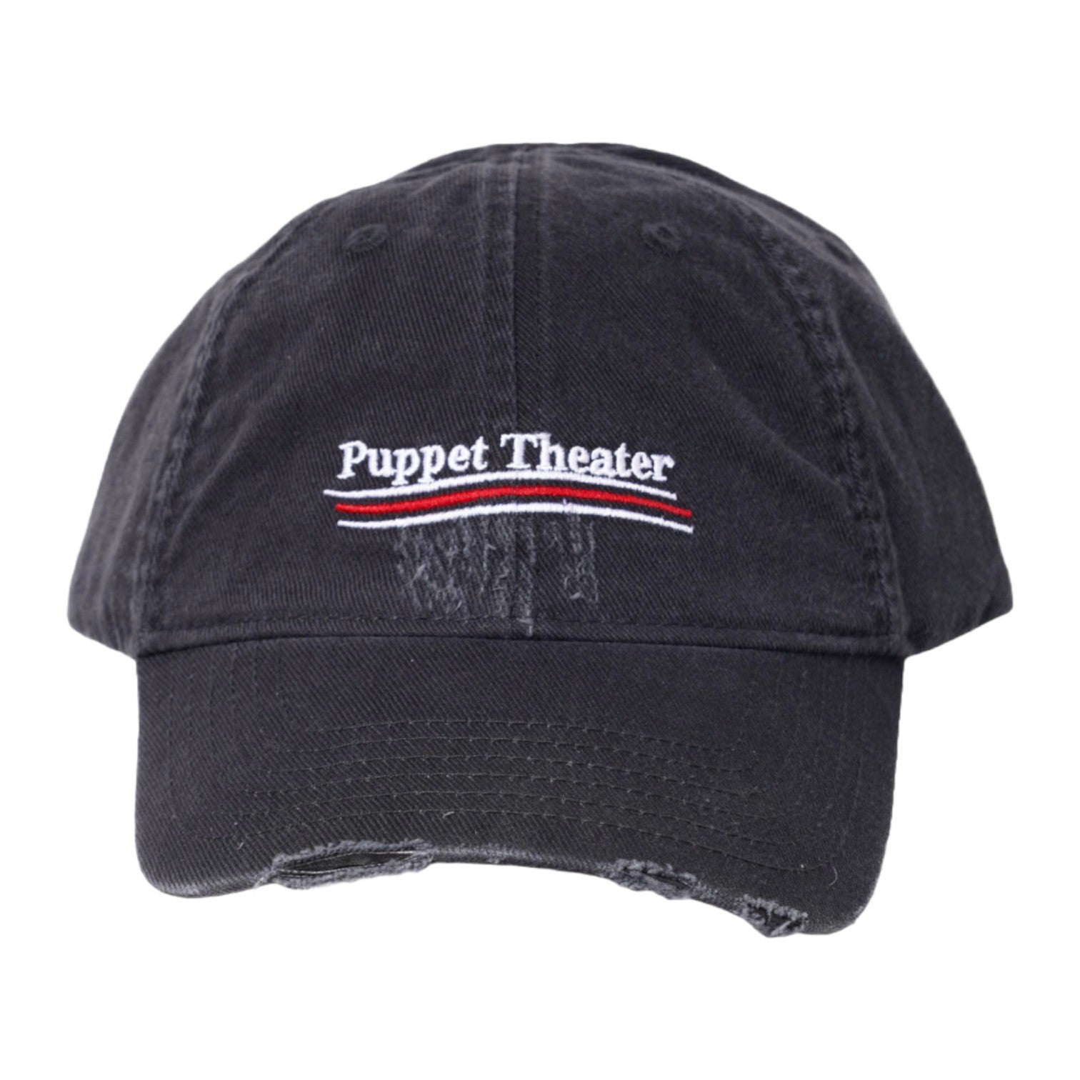 Political Joke Cap in Washed Black