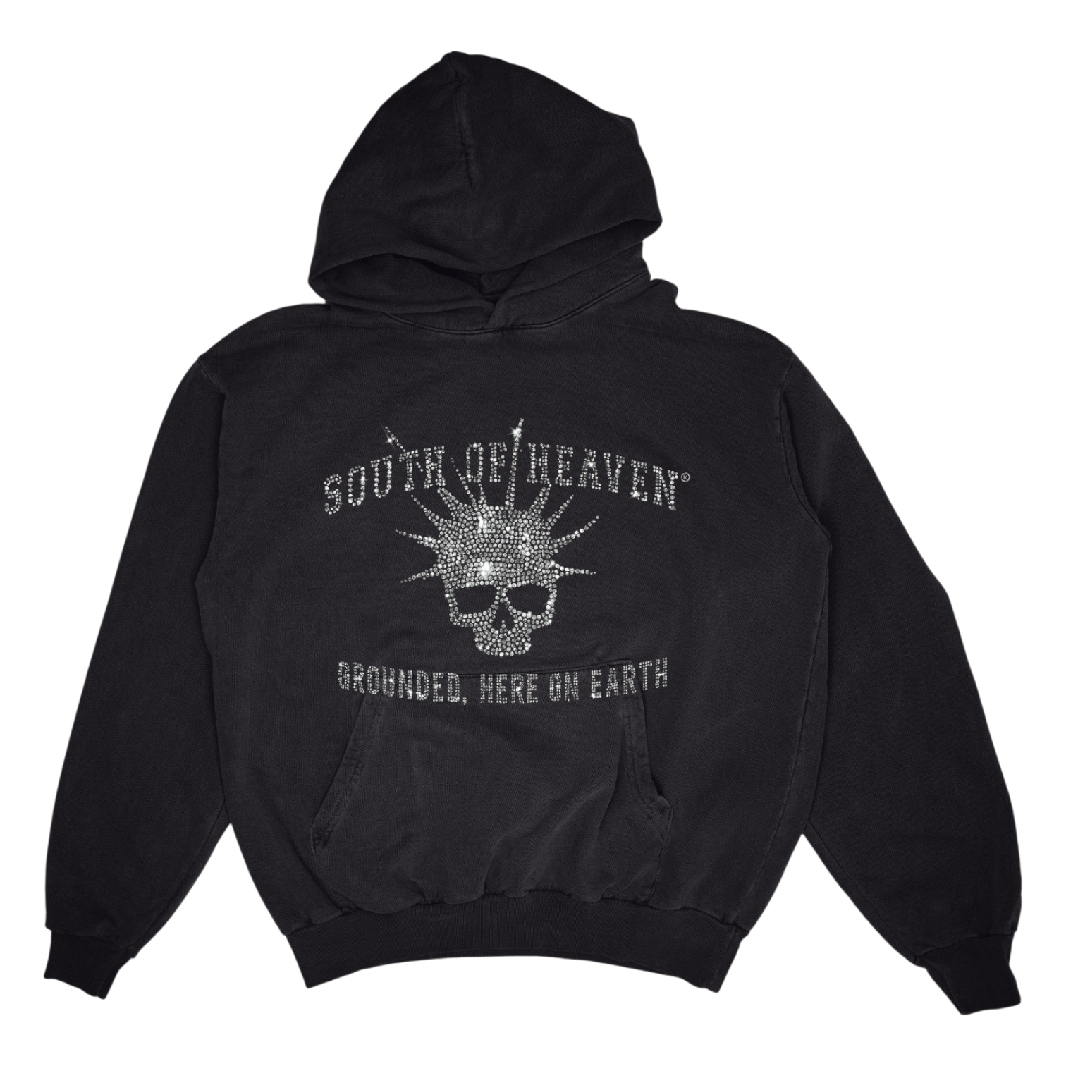 SKULLY - Heavyweight Rhinestone Hoodie