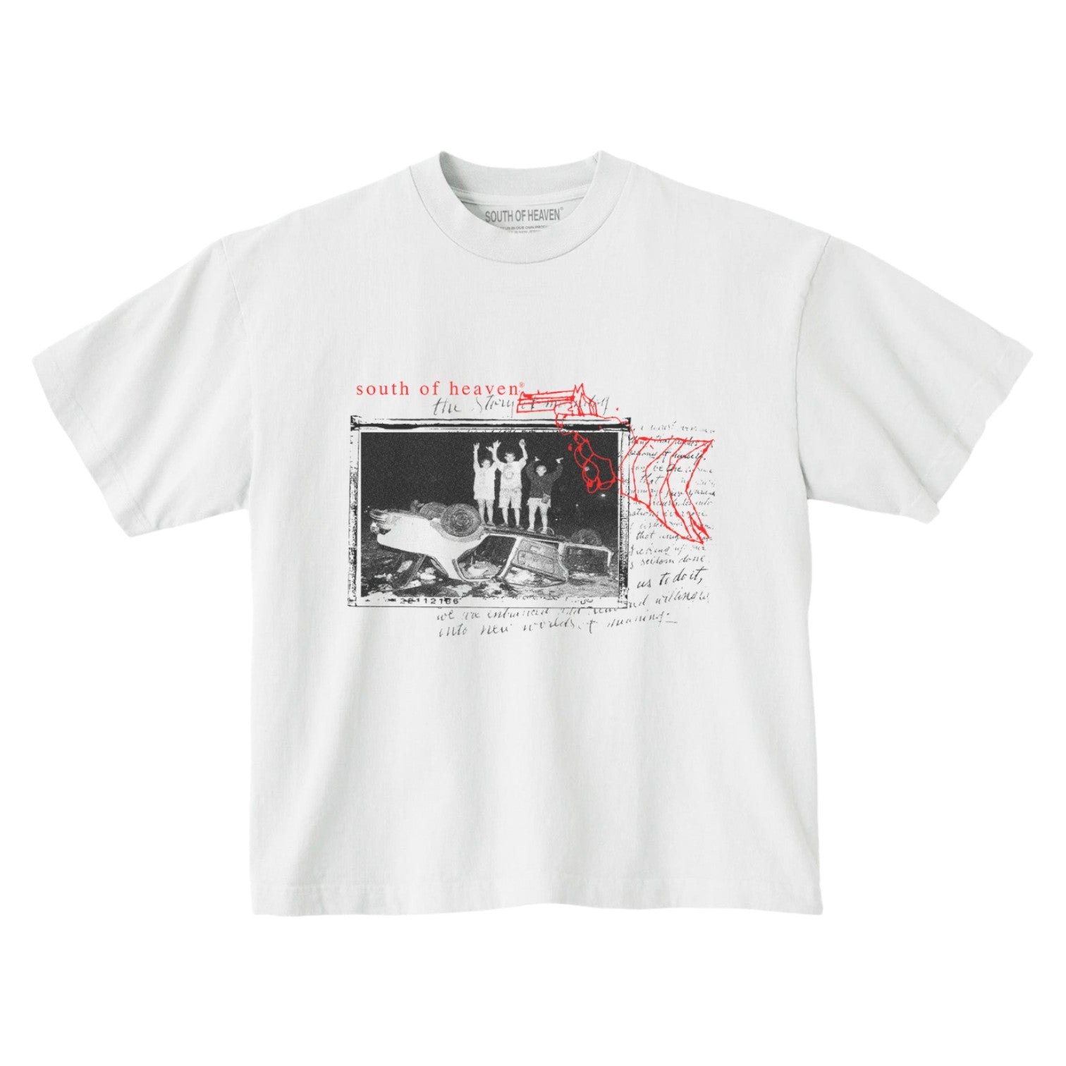 RIOT - Heavy Box Tee White