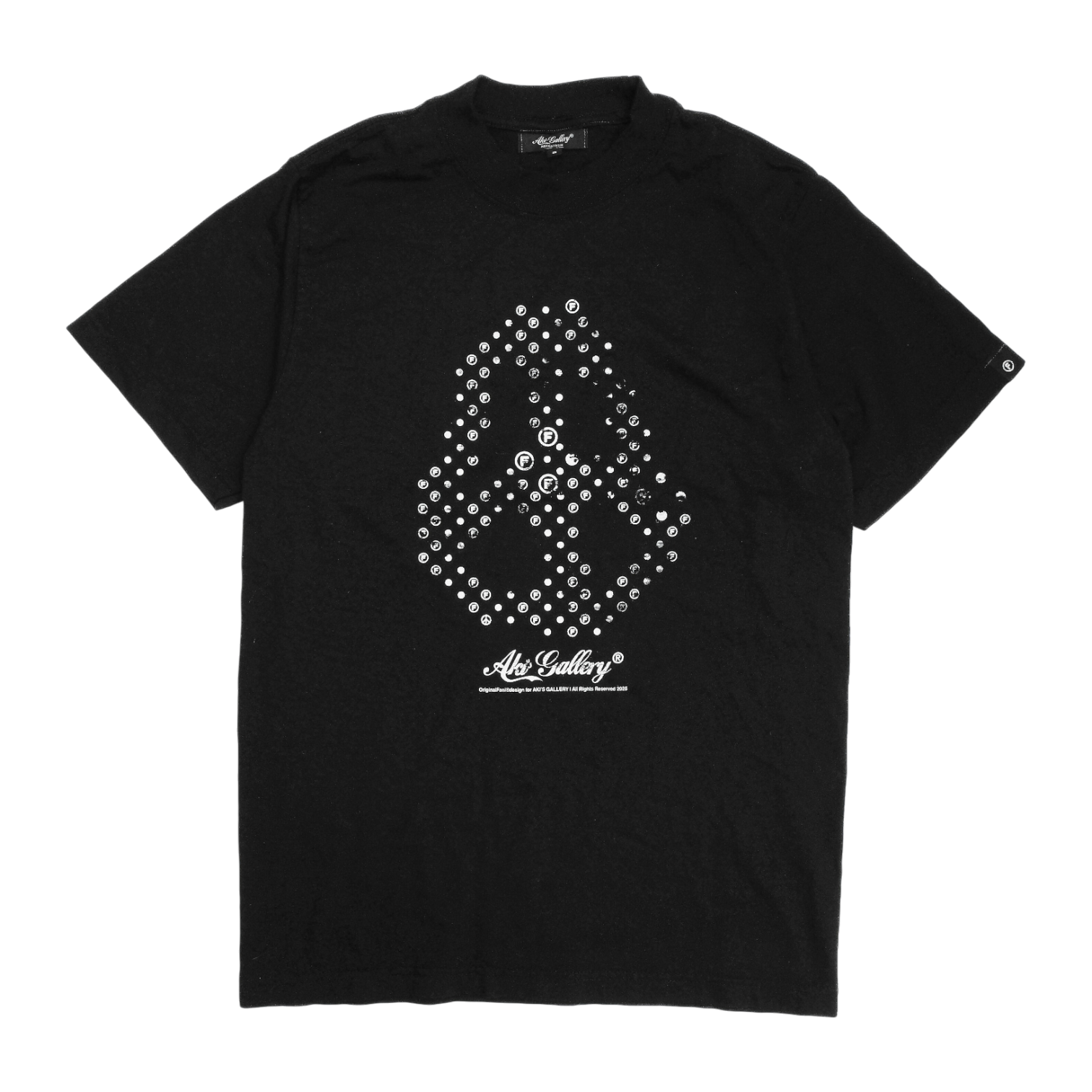 OriginalFani®design/Aki's Gallery "Peace" Pattern T-Shirt (Black)