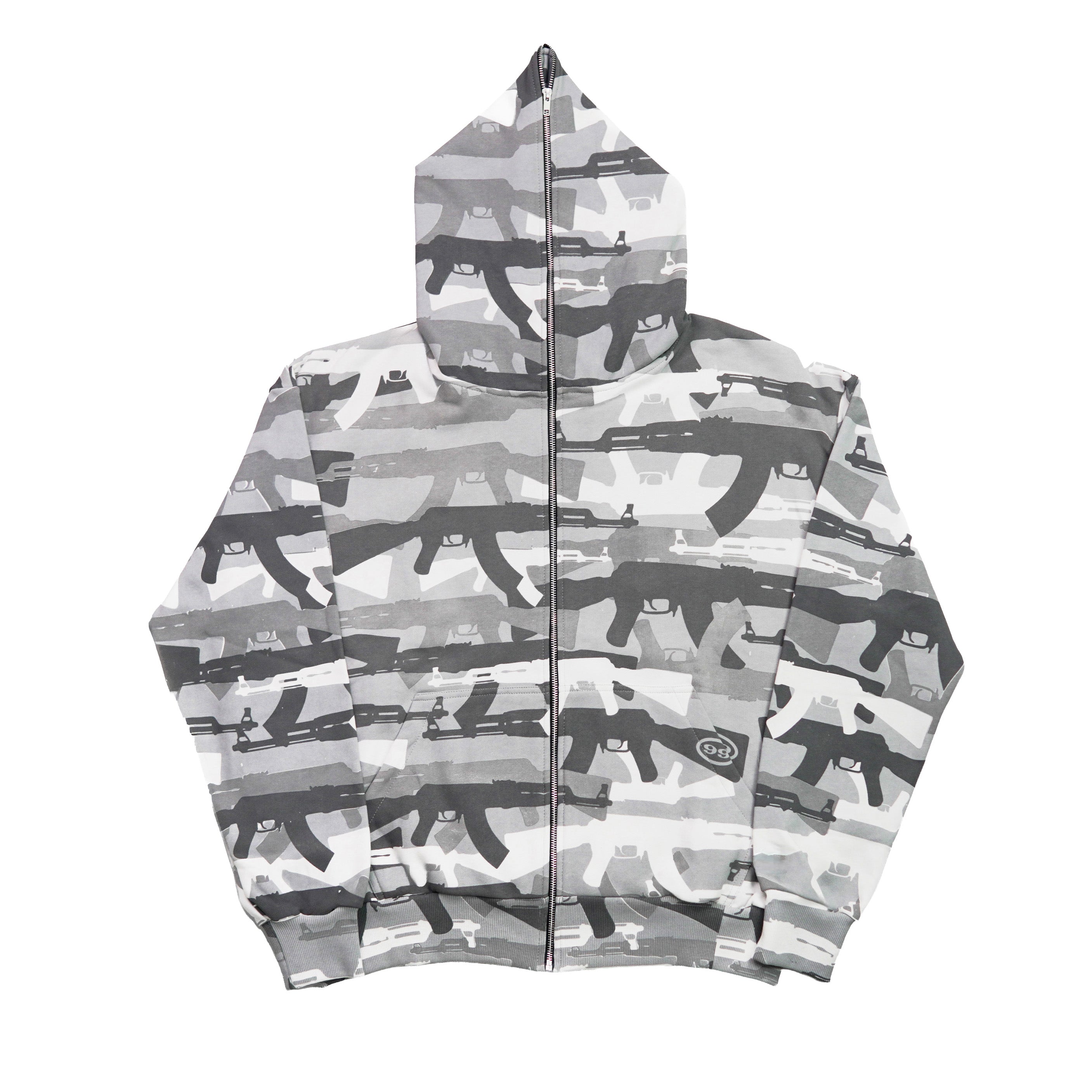 "C.A.M.O V2" FULL-ZIP UP (SNOW)