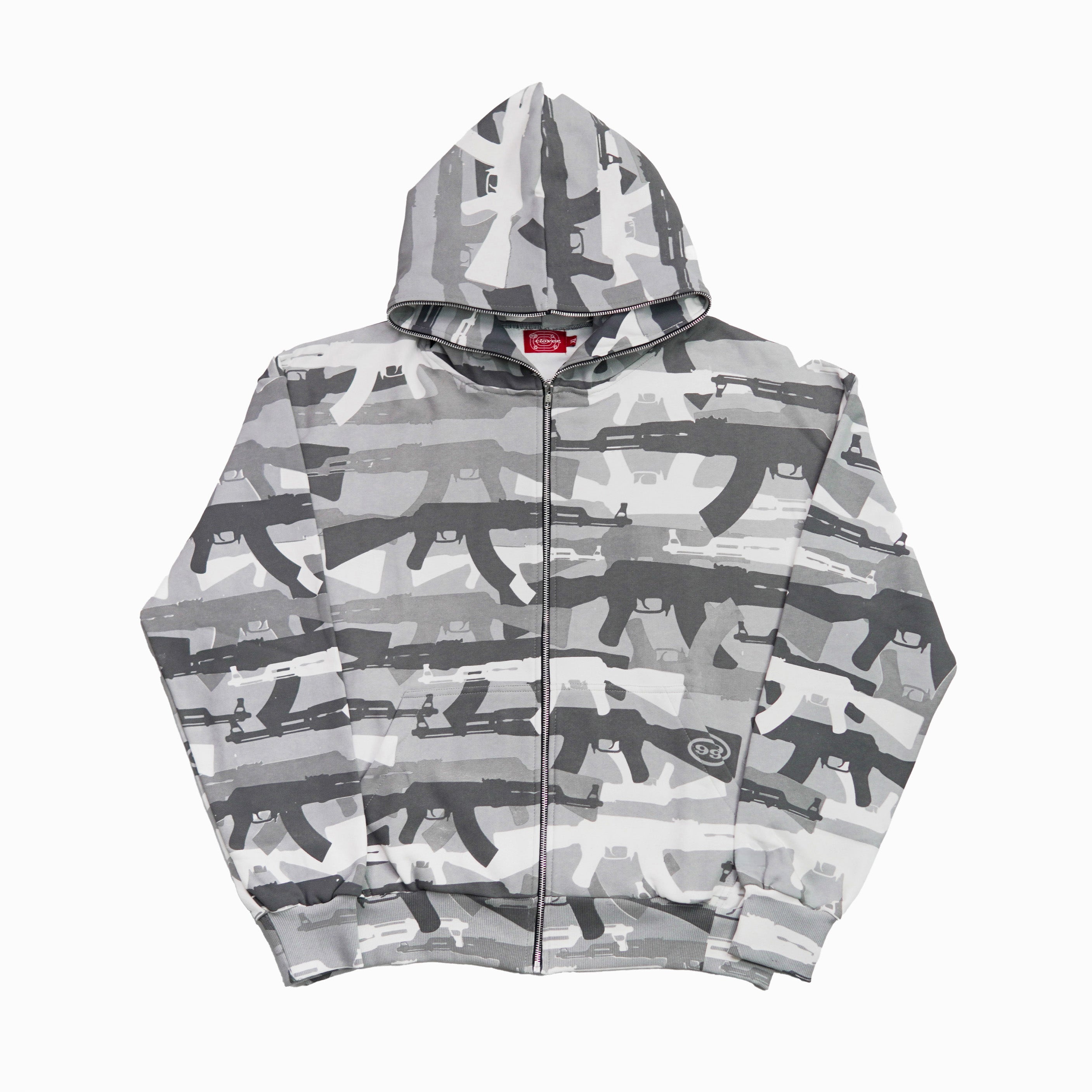 "C.A.M.O V2" FULL-ZIP UP (SNOW)