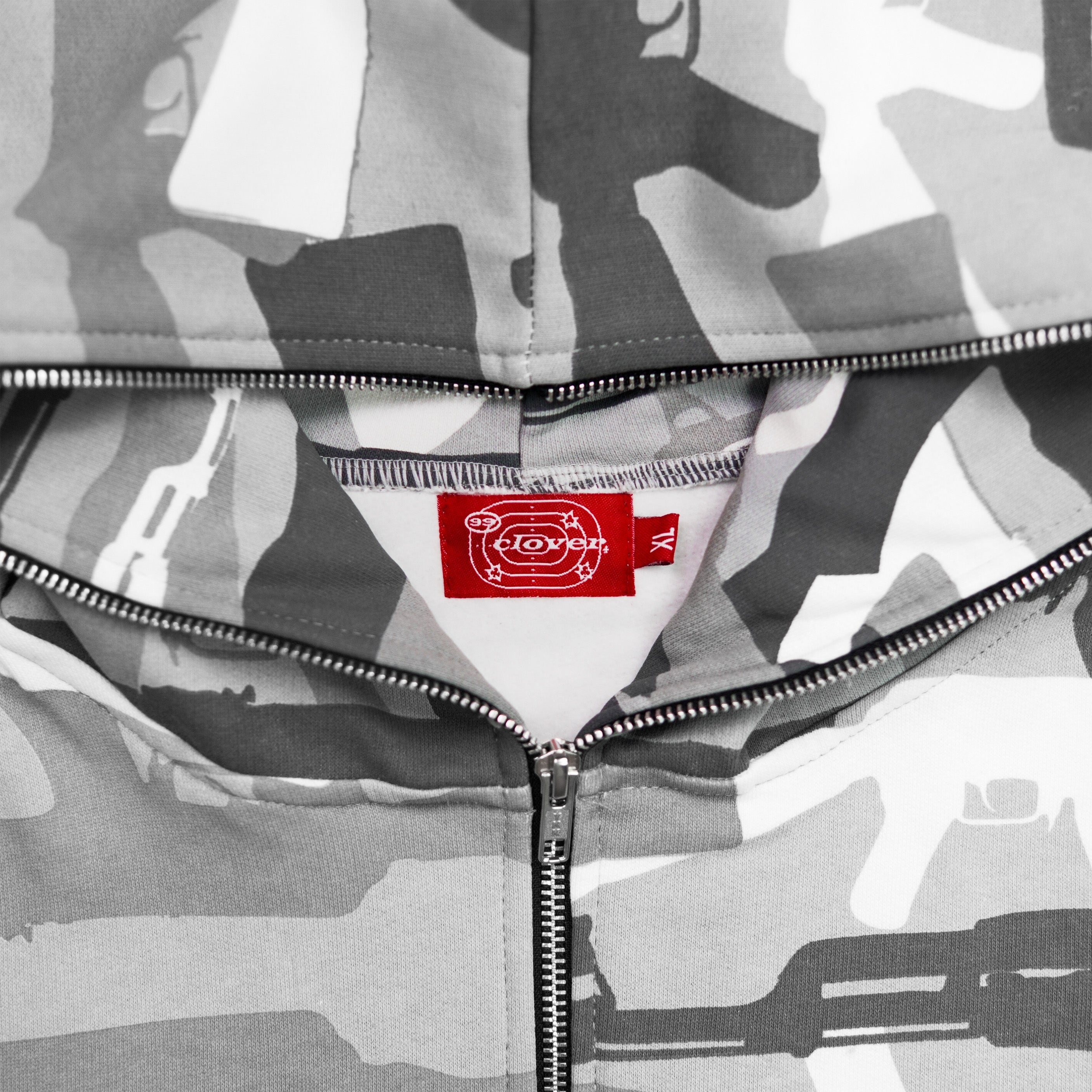 "C.A.M.O V2" FULL-ZIP UP (SNOW)