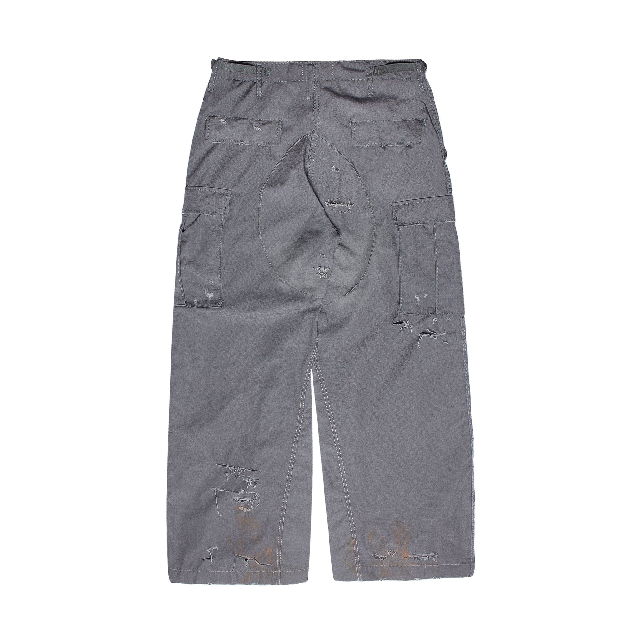 DESTROYED SHADOW DOUBLE KNEE CARGO PANTS