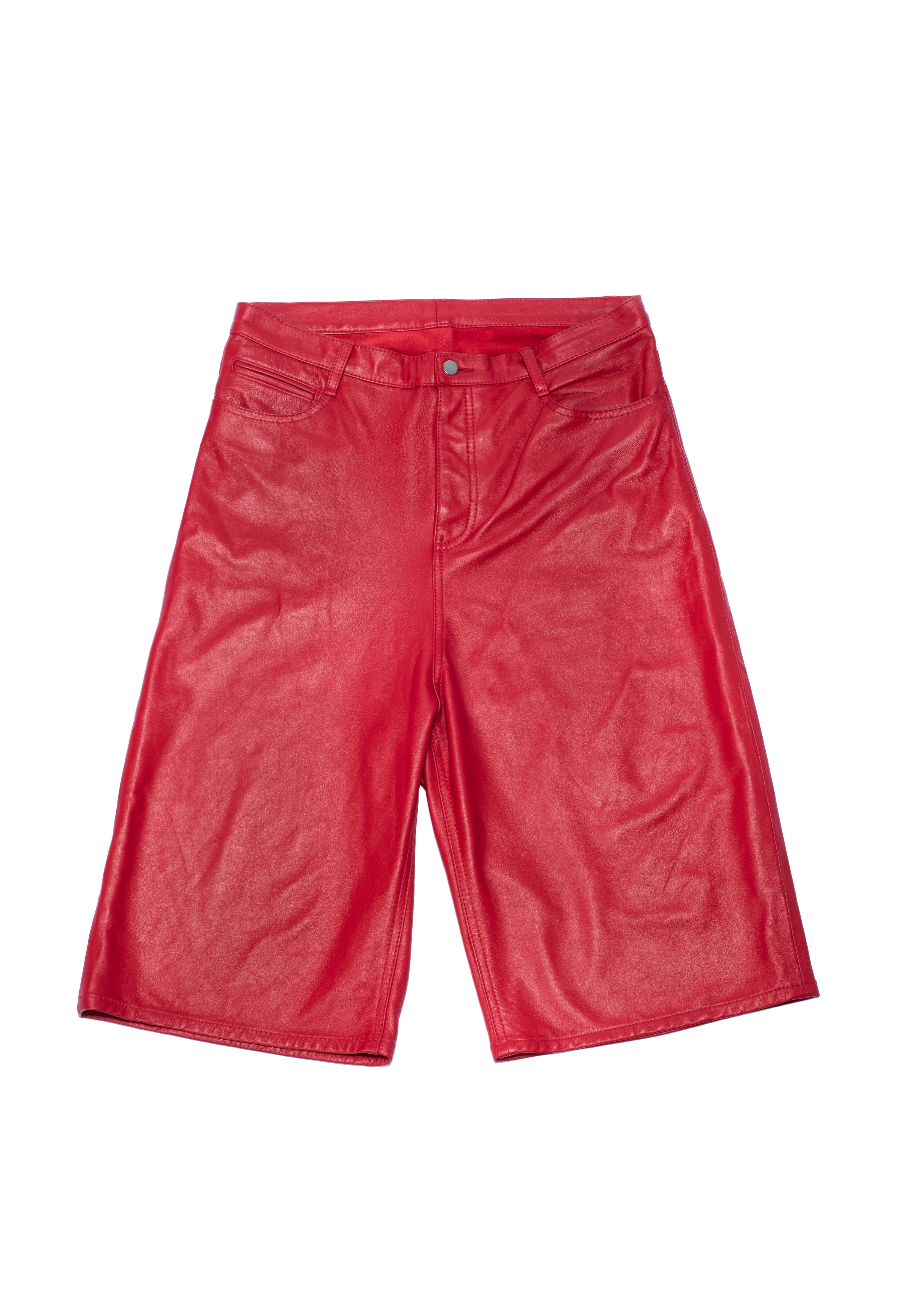 LEATHER JORTS