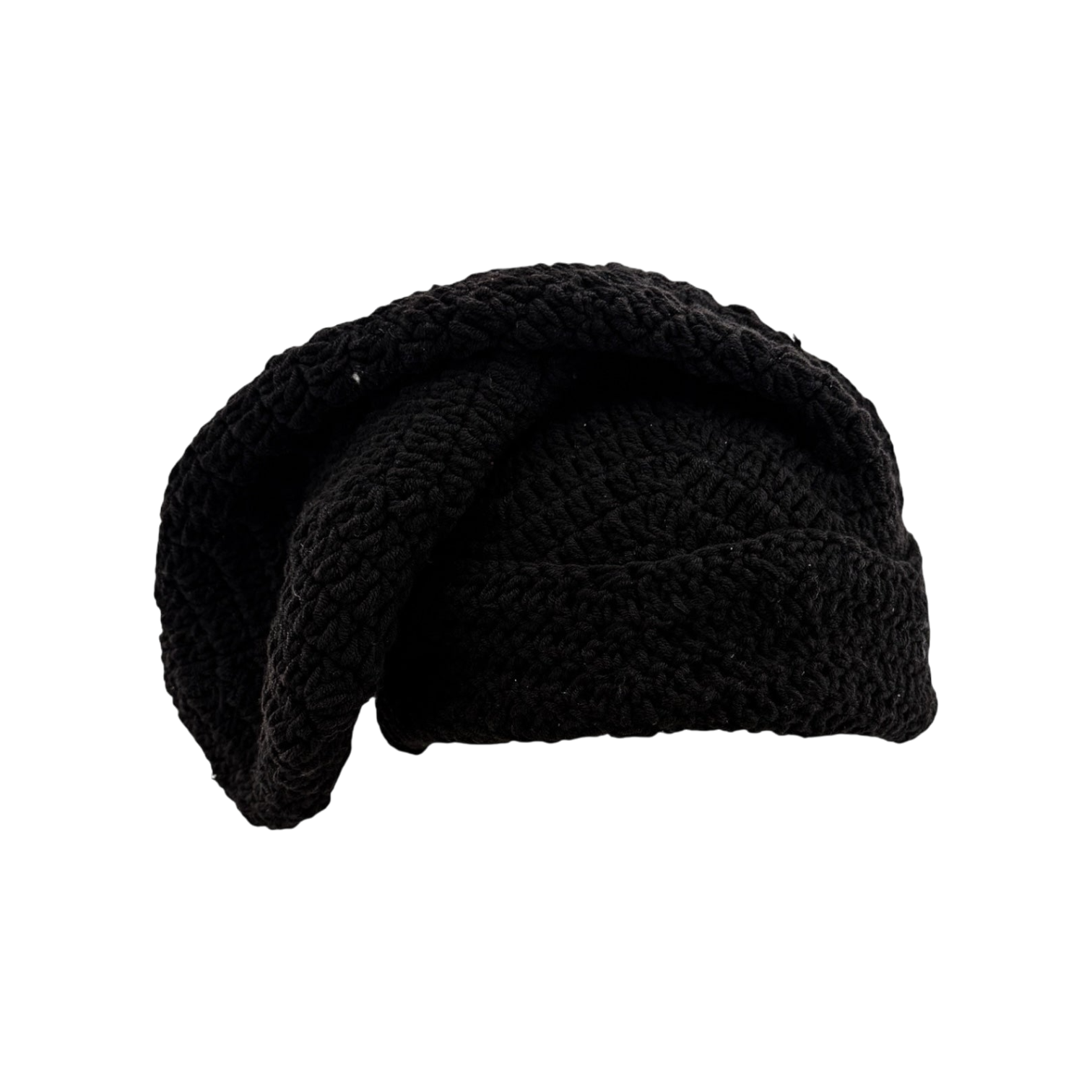 Shadow Moss Crochet Sock Hat