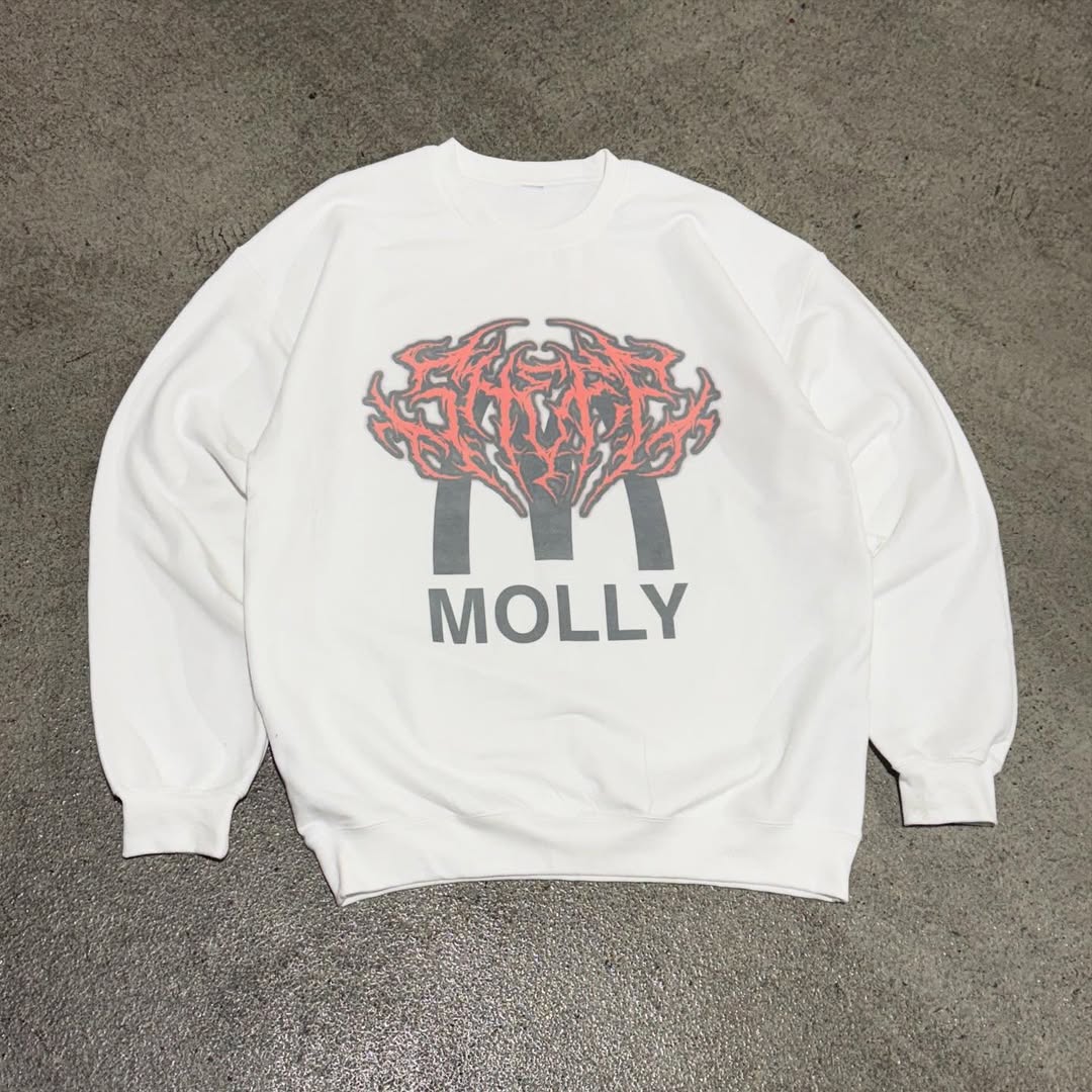METAL MOLLY V2 CREWNECK (WHITE)