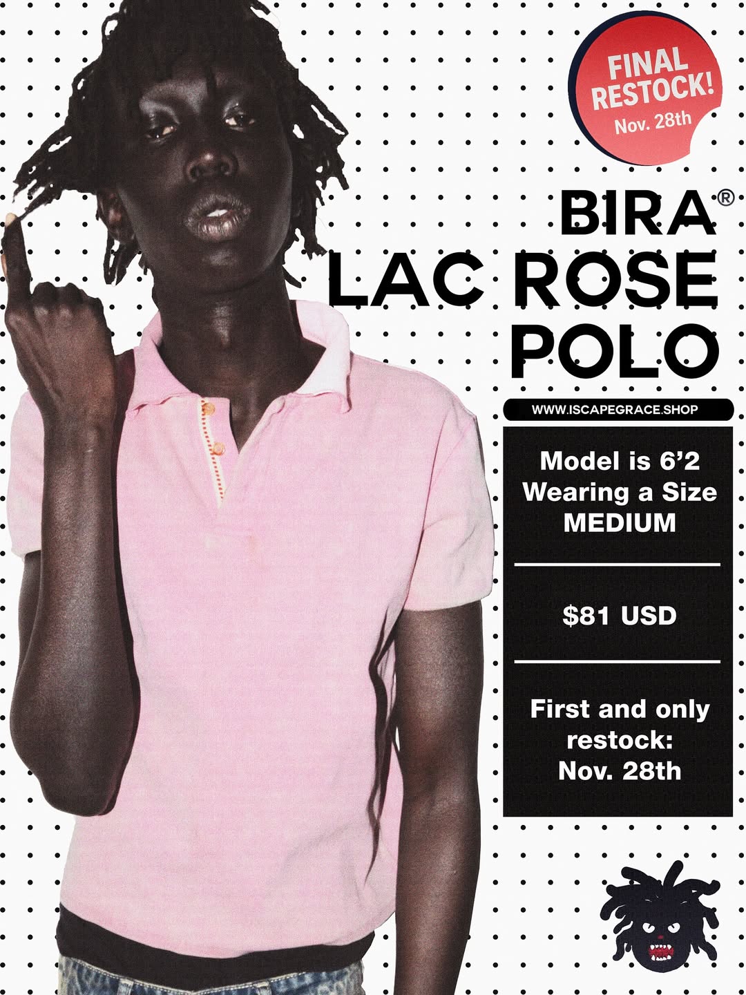 "LAC ROSE" POLO