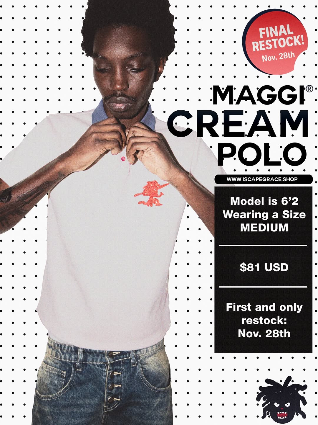 “RUNNING MAN” POLO