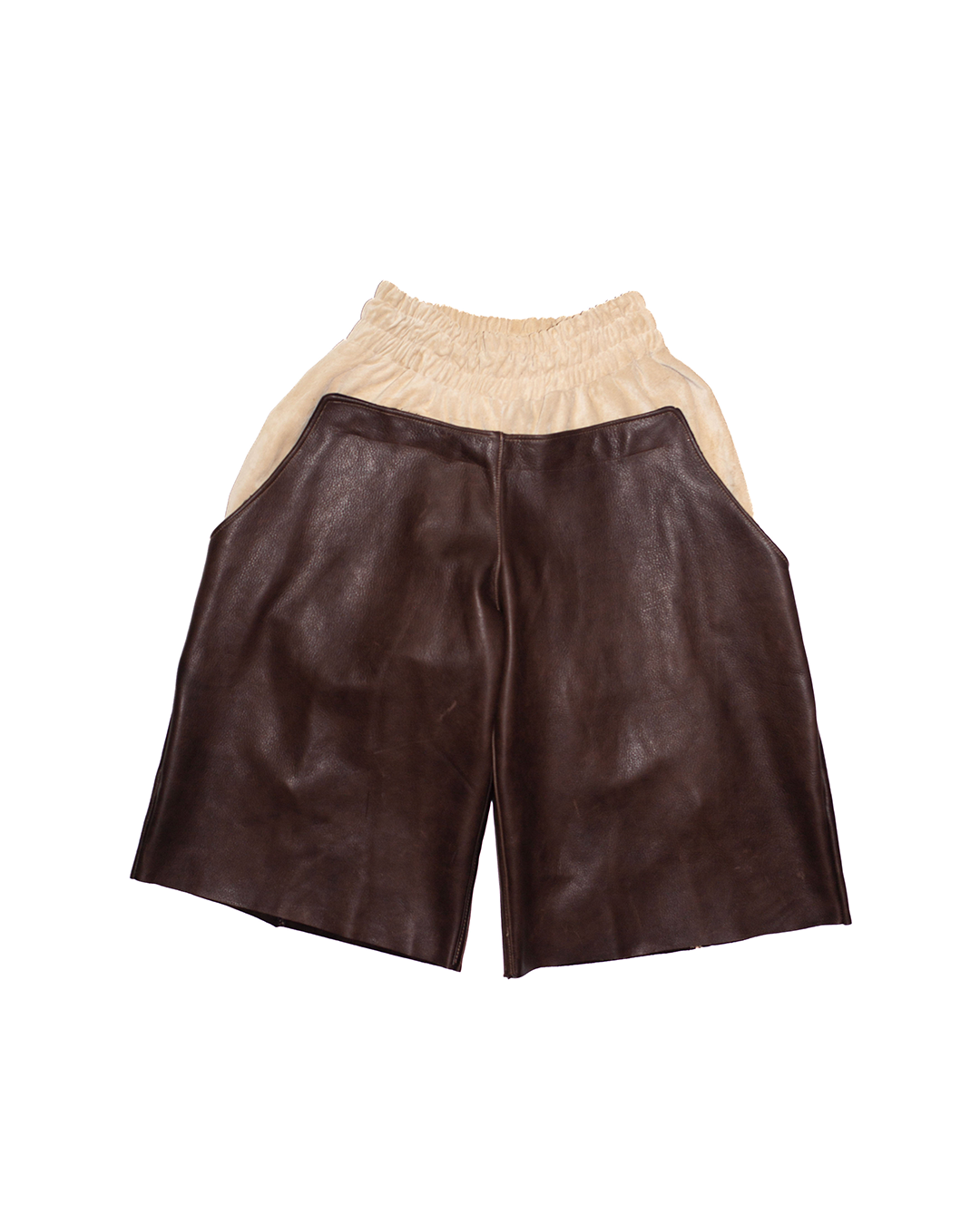 Snap Leather Short