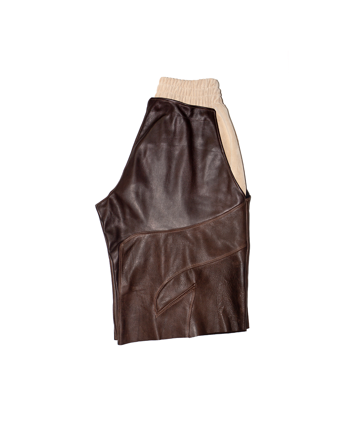 Snap Leather Short