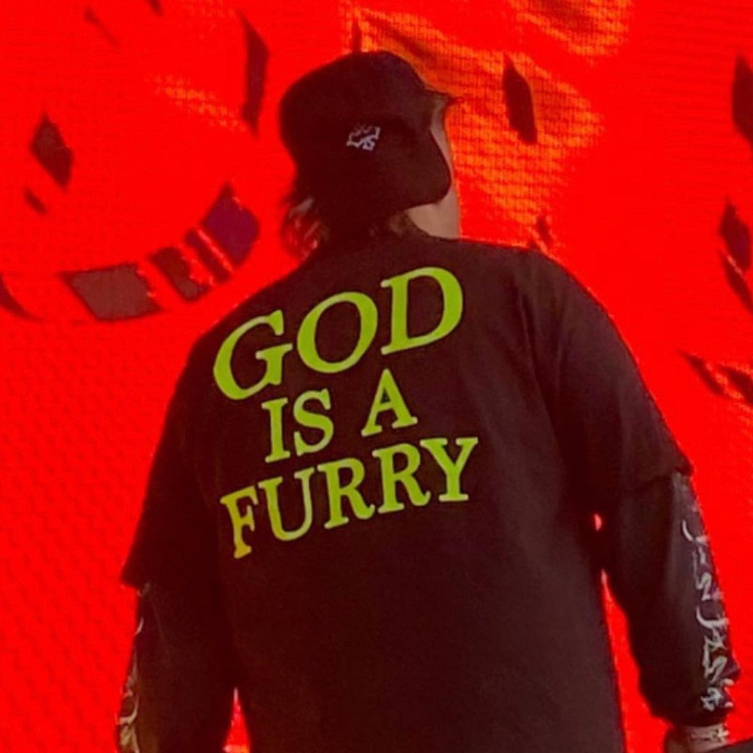 “GOD IS A FURRY” Tee