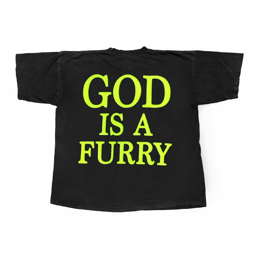 “GOD IS A FURRY” Tee