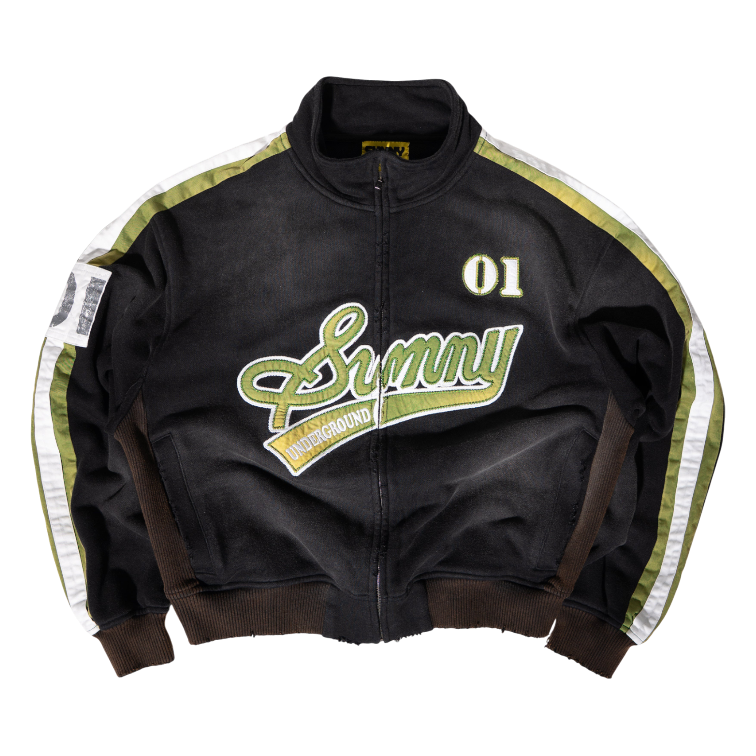 LOST AND FOUND TRACK JACKET - BLACK