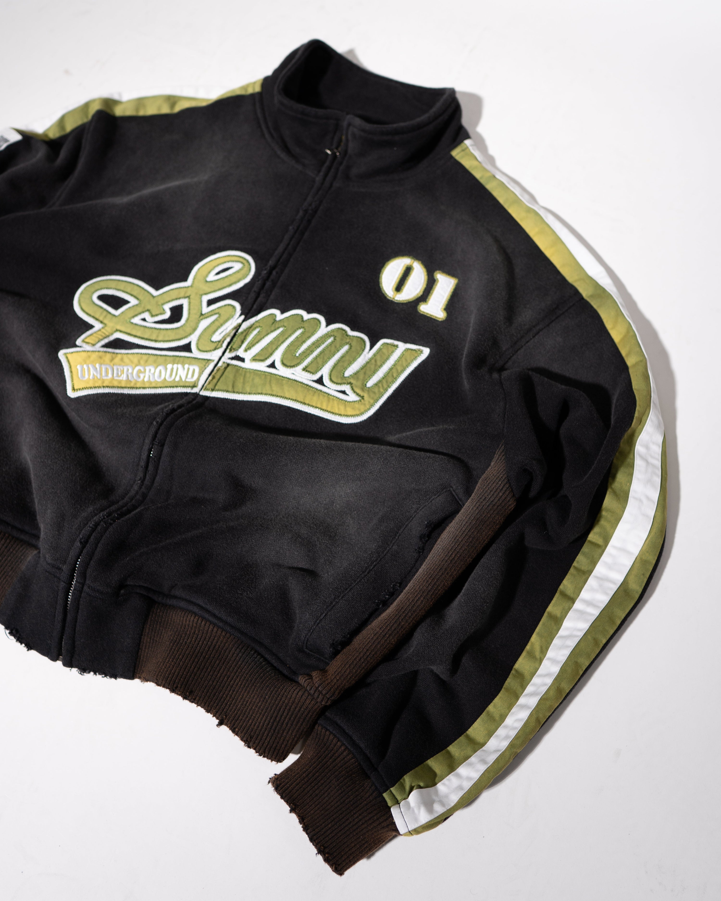 LOST AND FOUND TRACK JACKET - BLACK