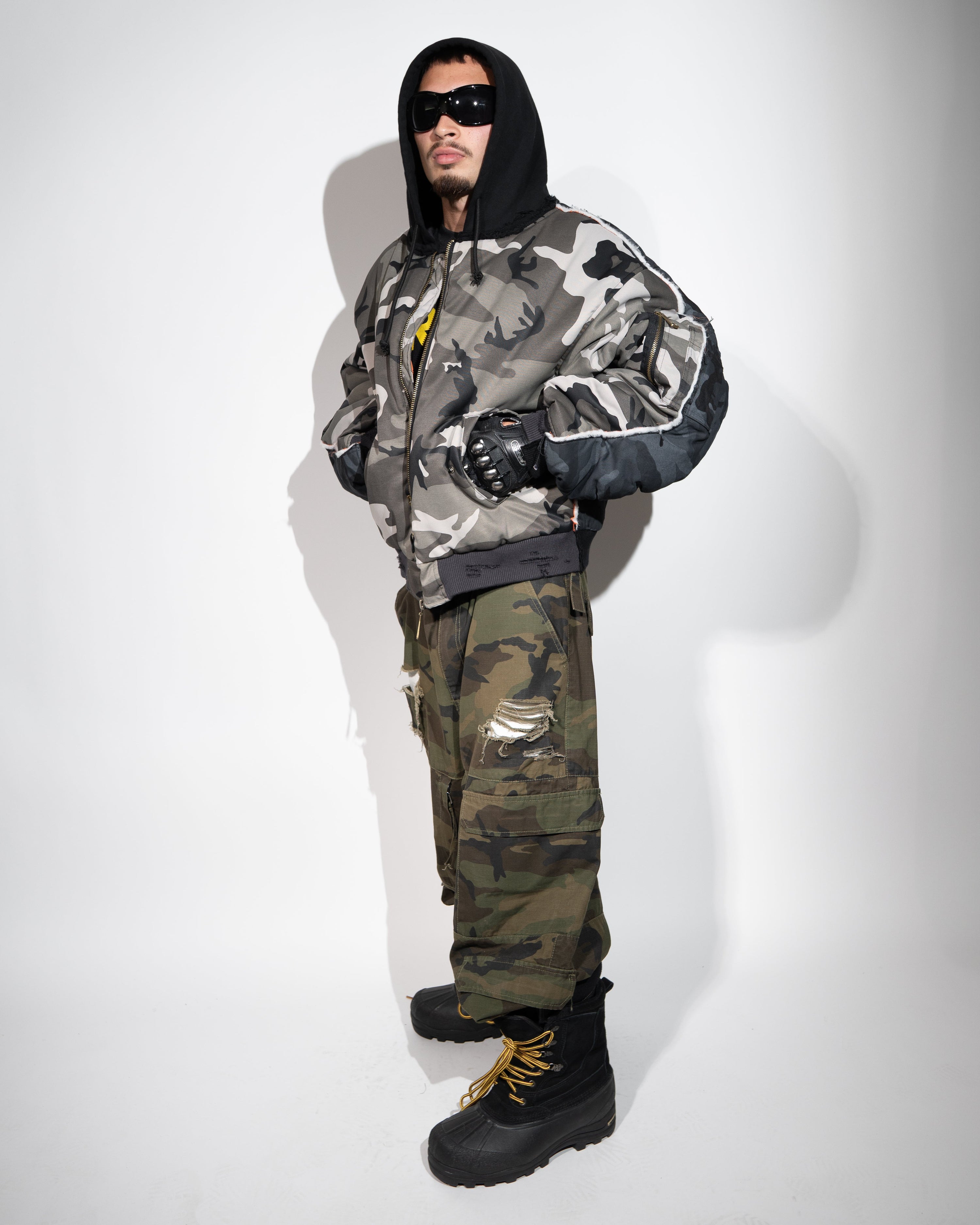 DAY/NIGHT CAMO BOMBER