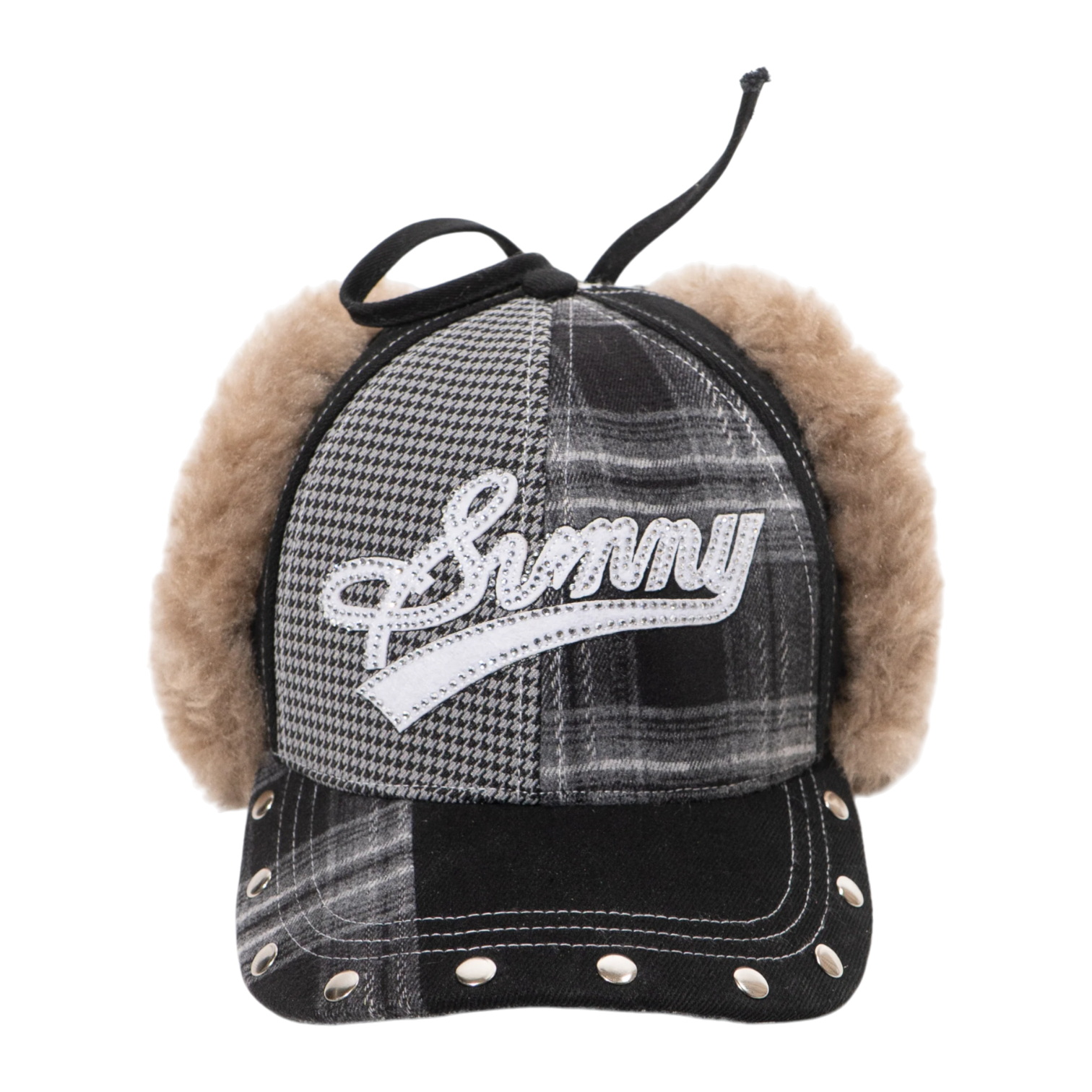 MULTI-PLAID CAP