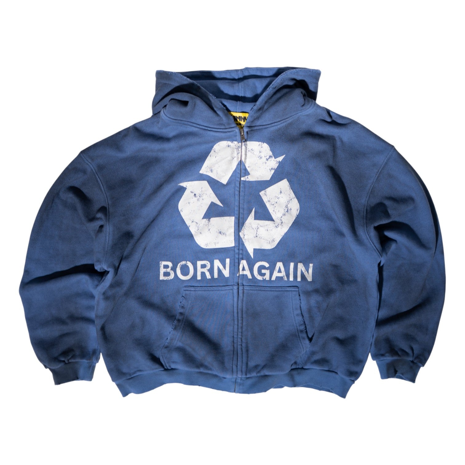 BORN AGAIN ZIP-UP - BLUE