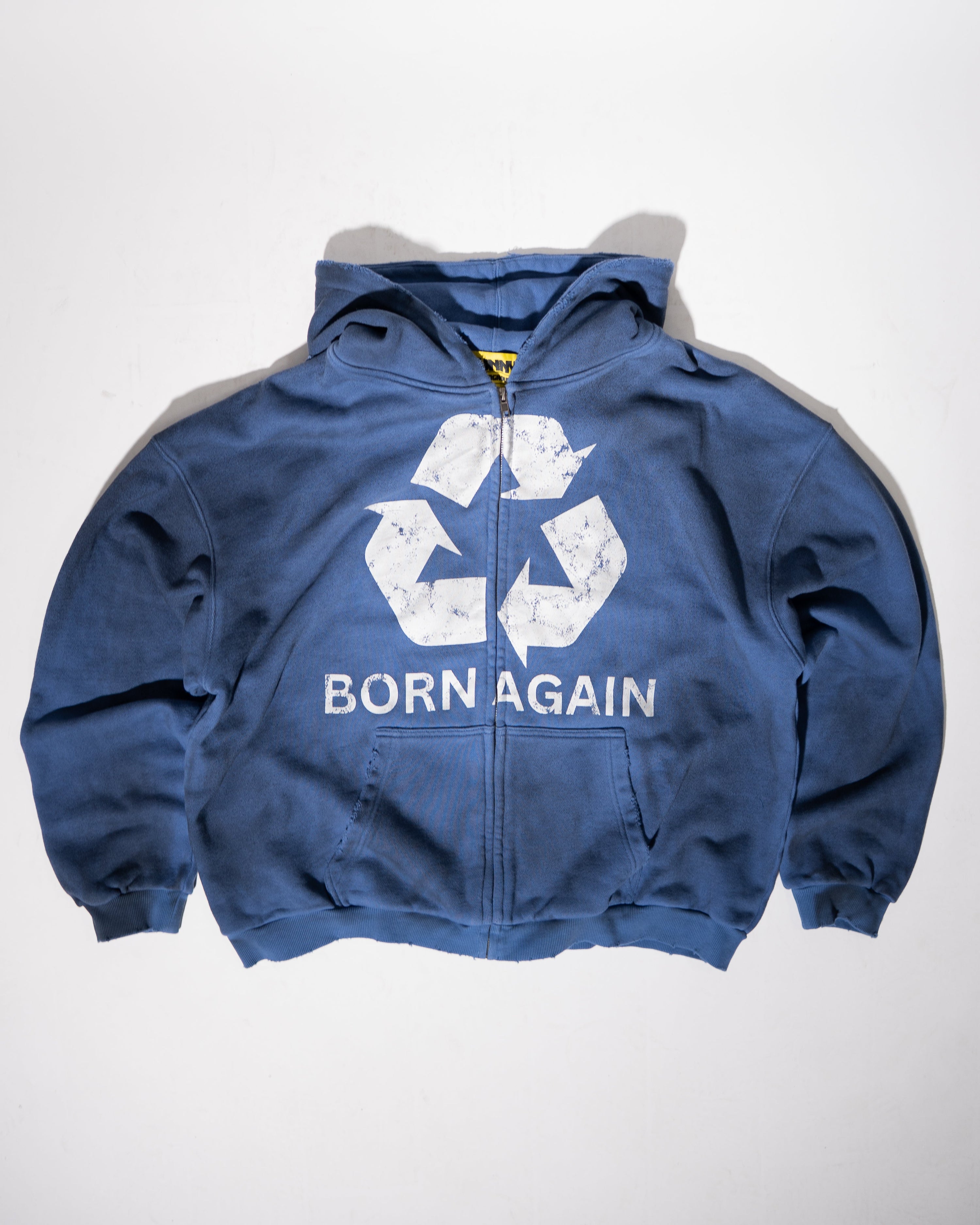 BORN AGAIN ZIP-UP - BLUE
