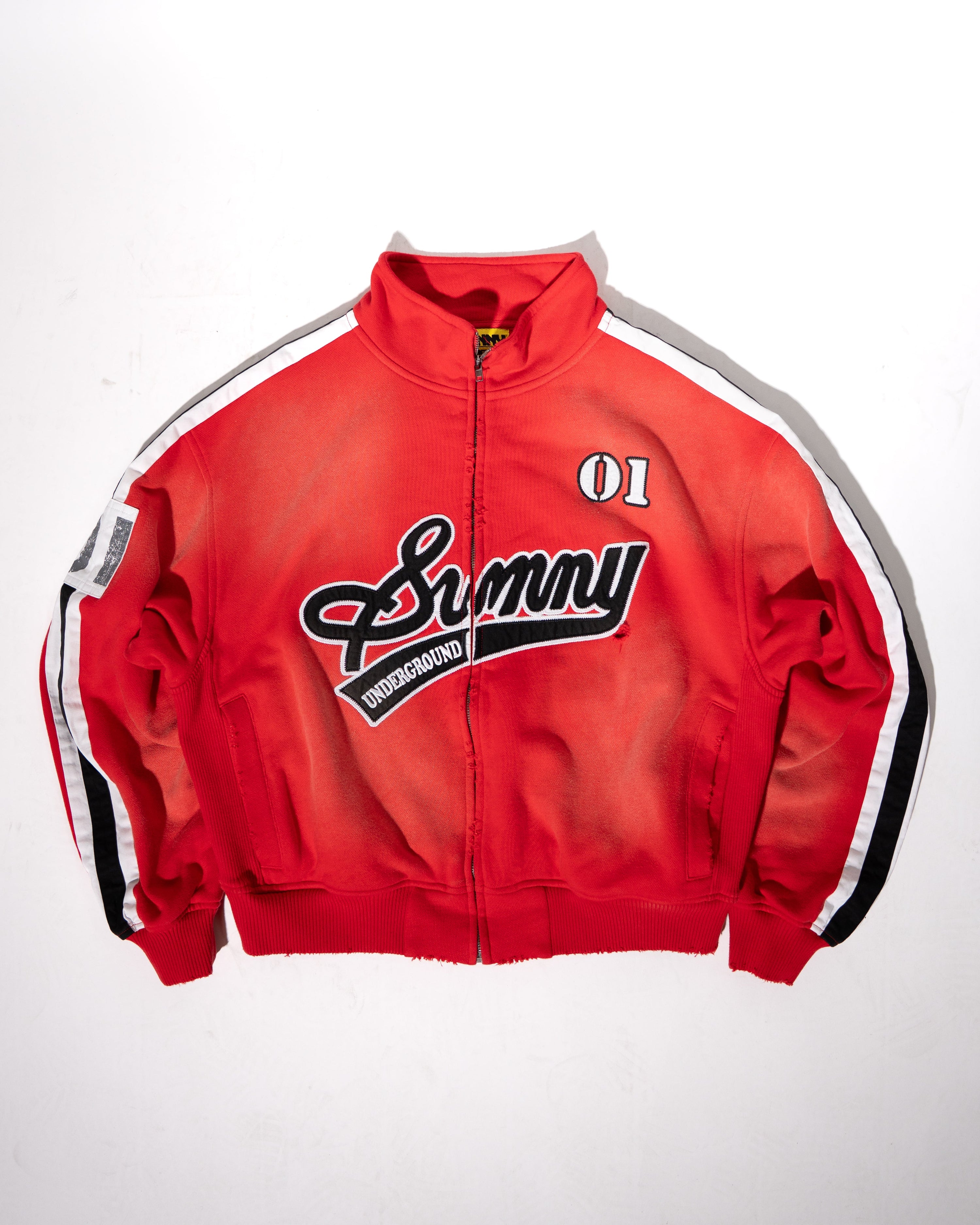 LOST AND FOUND TRACK JACKET - RED