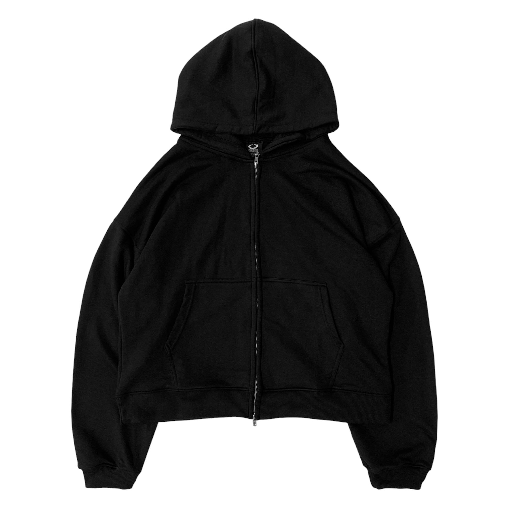 ZIP V2 HOODIE, JET BLACK