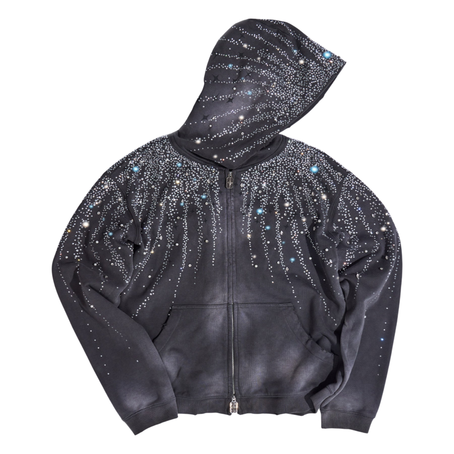 20K Steller Diamond Hoodie In BLK