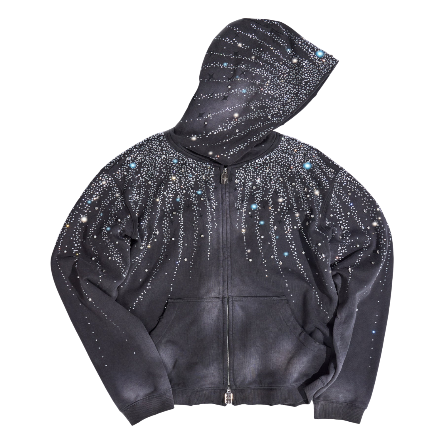 20K Steller Diamond Hoodie In BLK