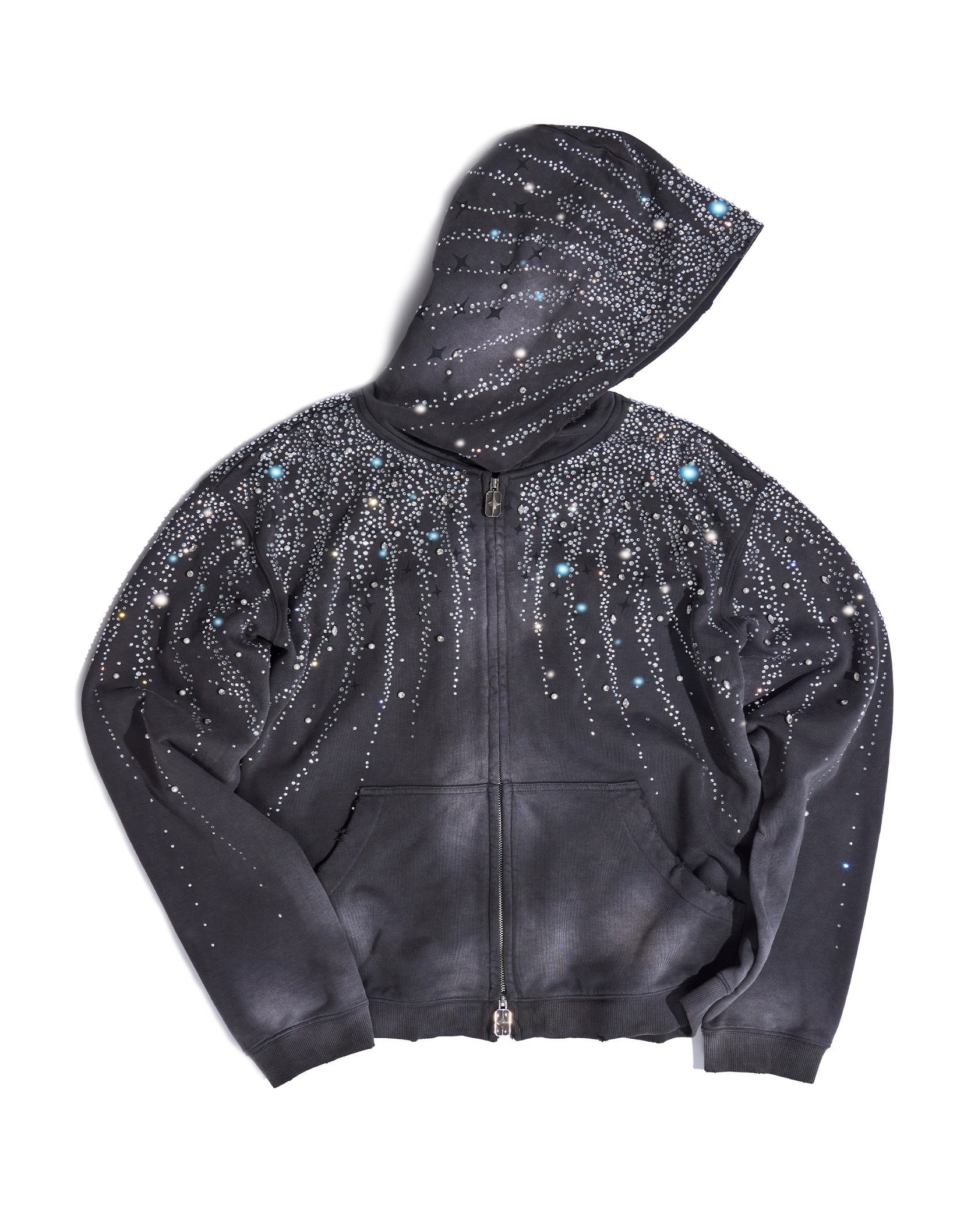 20K Steller Diamond Hoodie In BLK