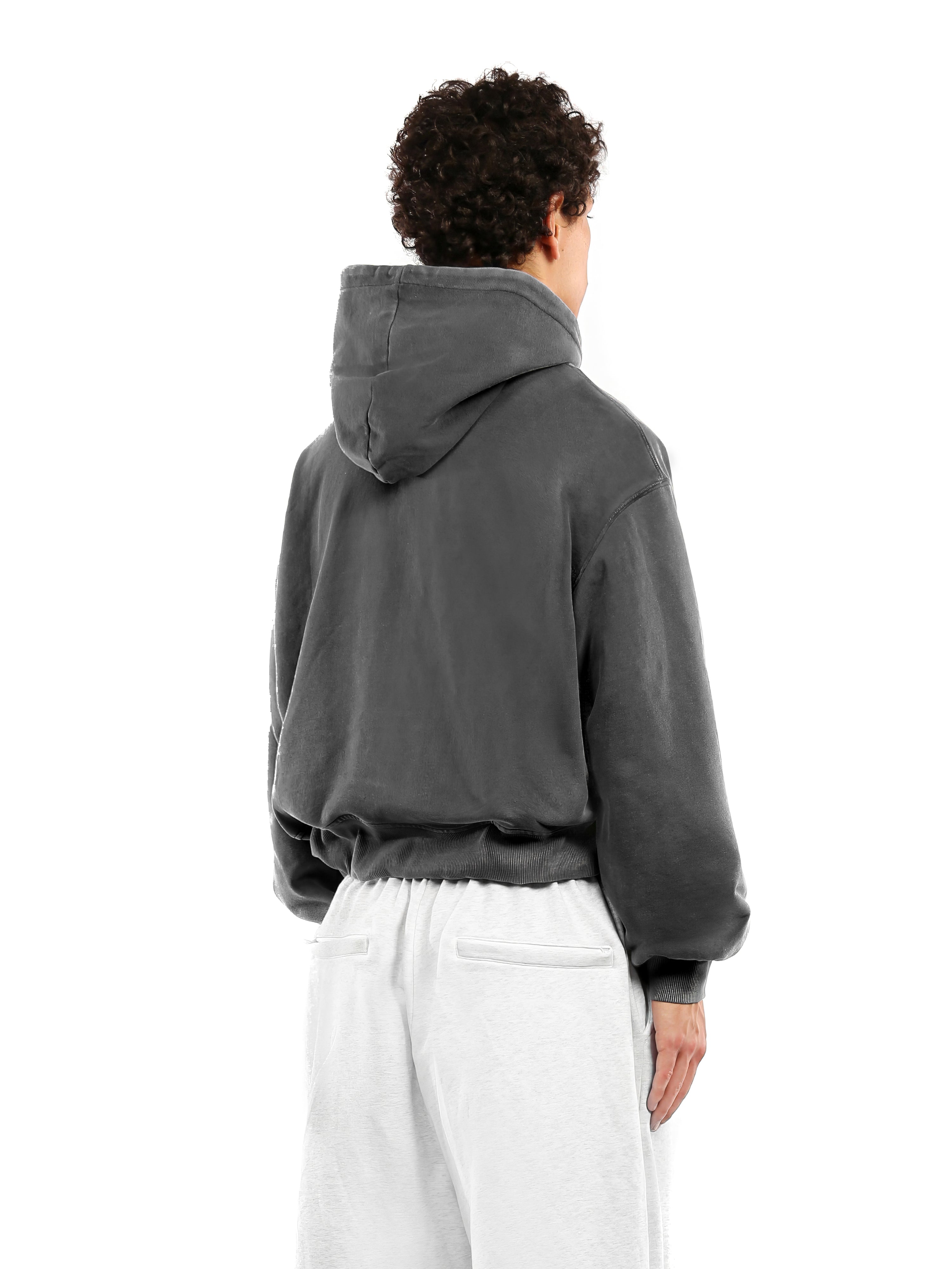 ZIP-UP HOODIE | CHARCOAL – Lowheads
